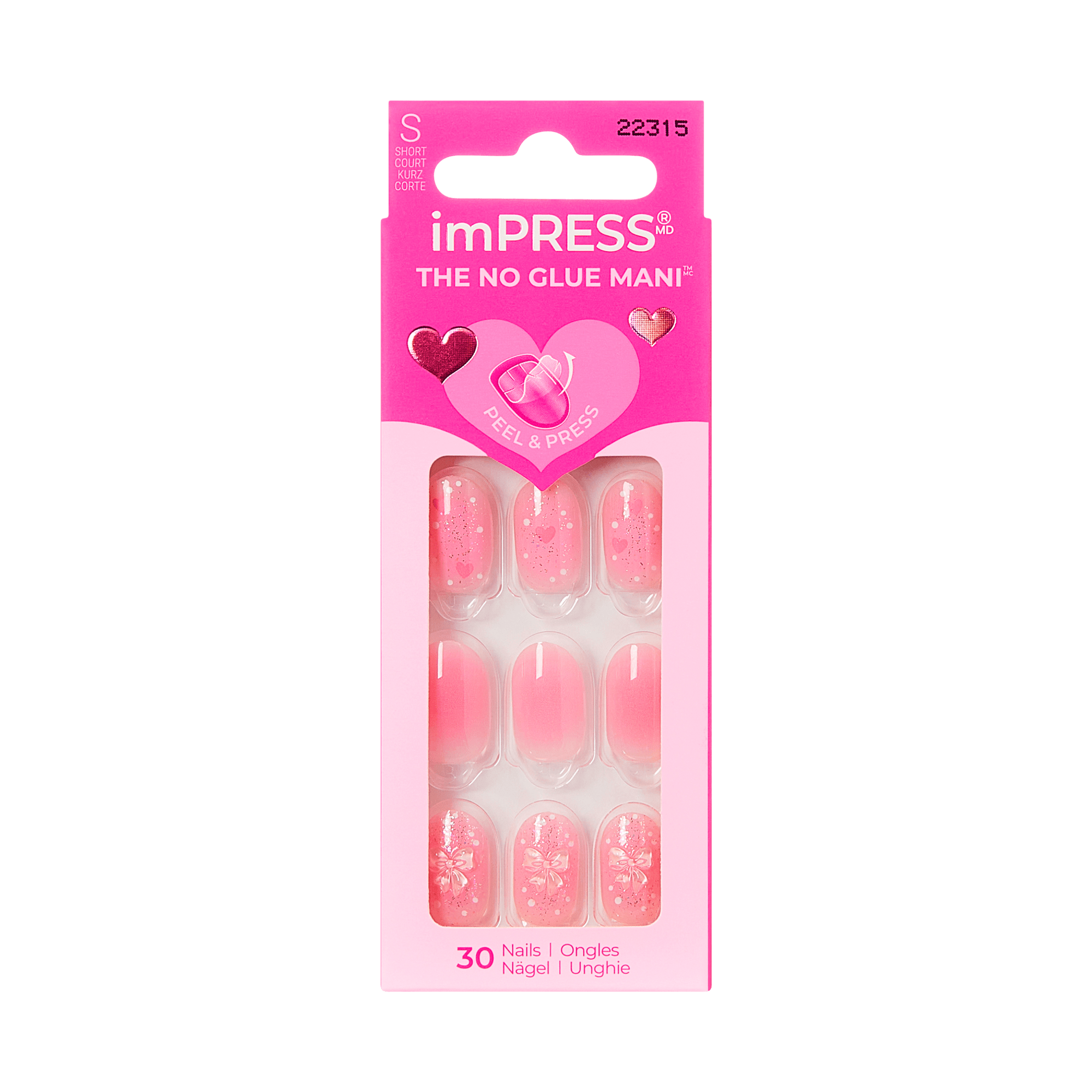 impress-design-cupid-love-no-glue-press-on-nails-3d-jewel-design-pink-short-oval image 7