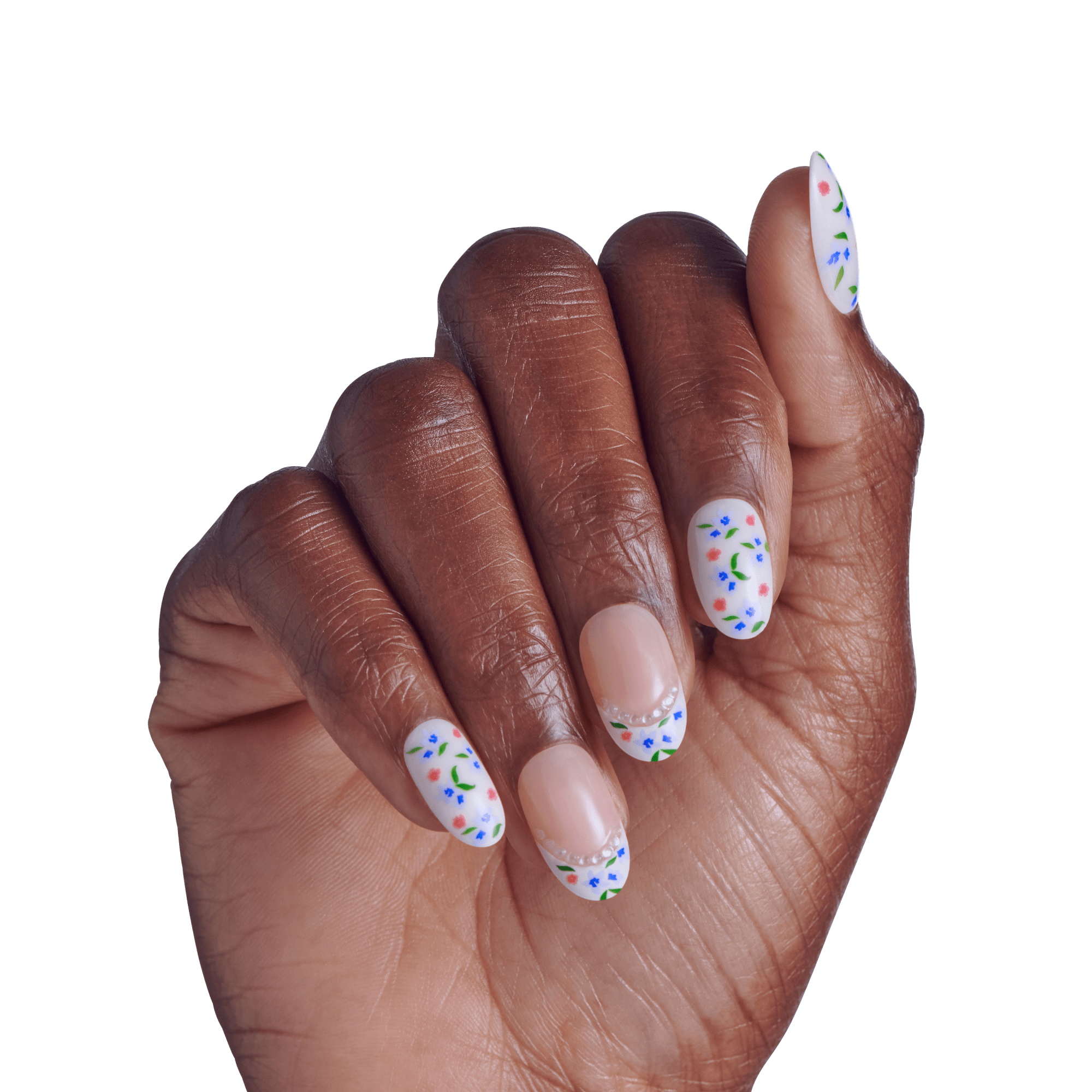 impress-design-no-glue-press-on-nails-happy-mood-french-design-multicolor-medium image 4