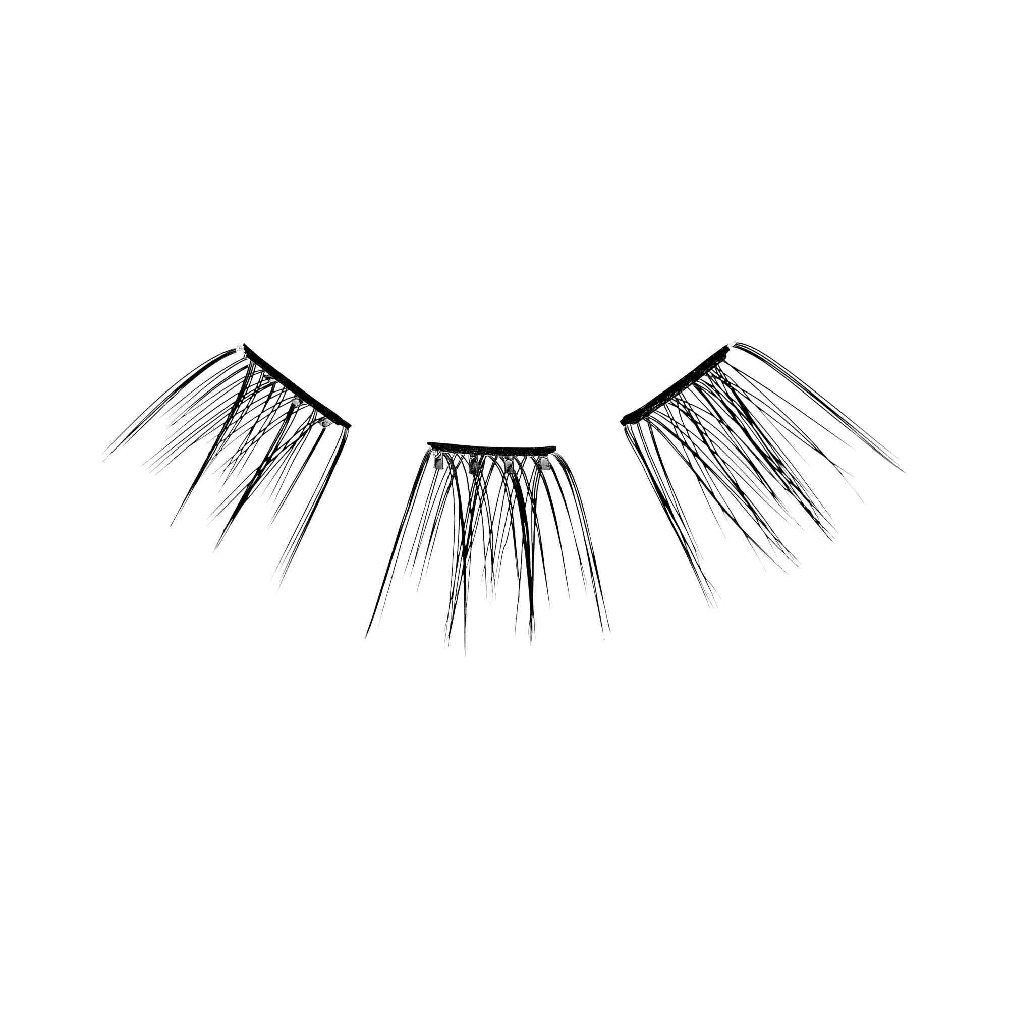 impress-falsies-pre-glued-false-eyelashes-minipack-sleek-natural-volume-clusters image 4