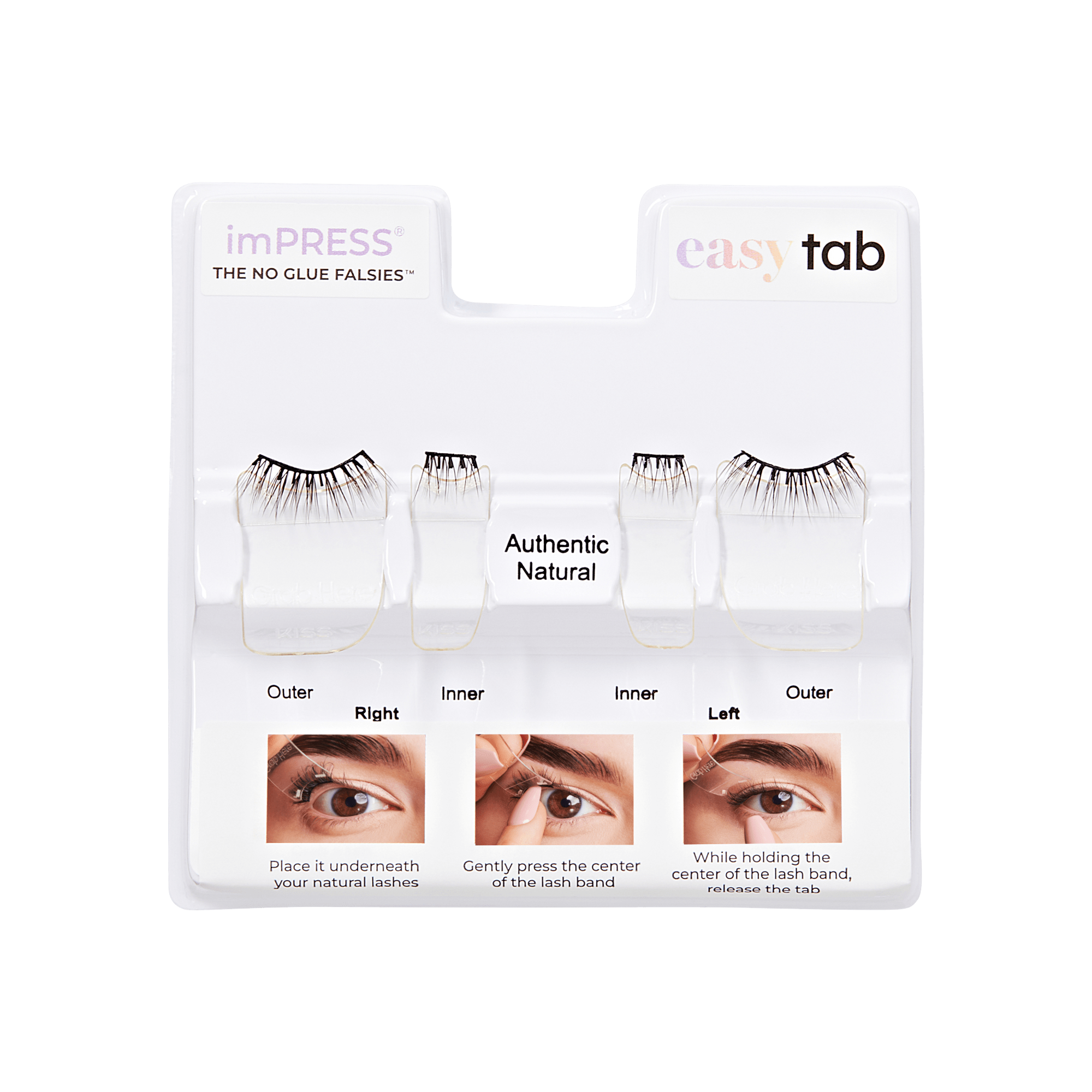 impress-falsies-easy-tab-pre-glued-false-eyelashes-authentic-natural-1-pair-half image 6