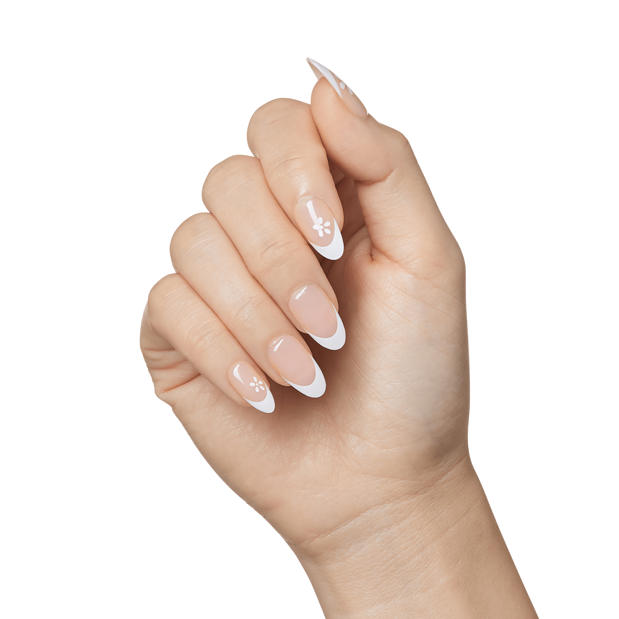 impress-french-no-glue-press-on-nails-fearless-french-tips-white-neutral-medium- image 3