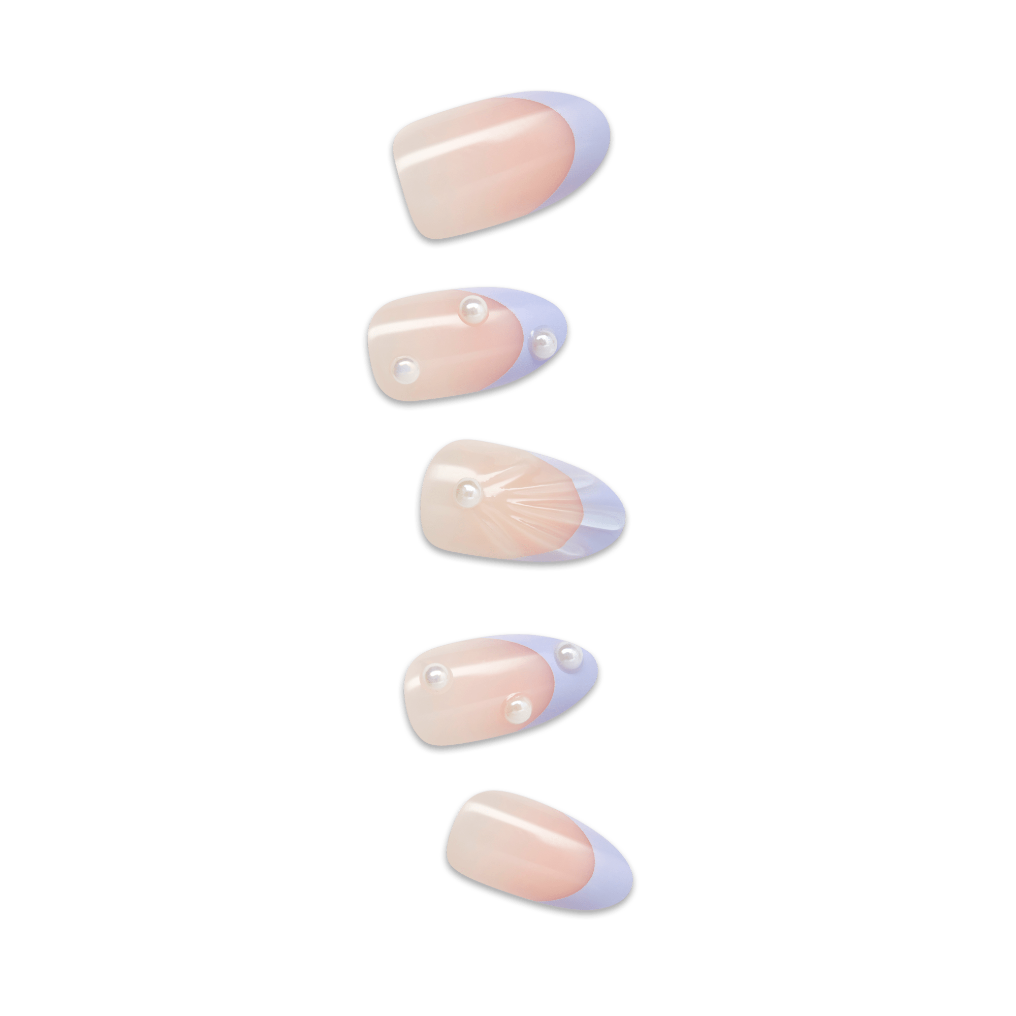 impress-design-no-glue-fake-press-on-nails-sky-breeze-3d-jewel-french-purple-med image 1