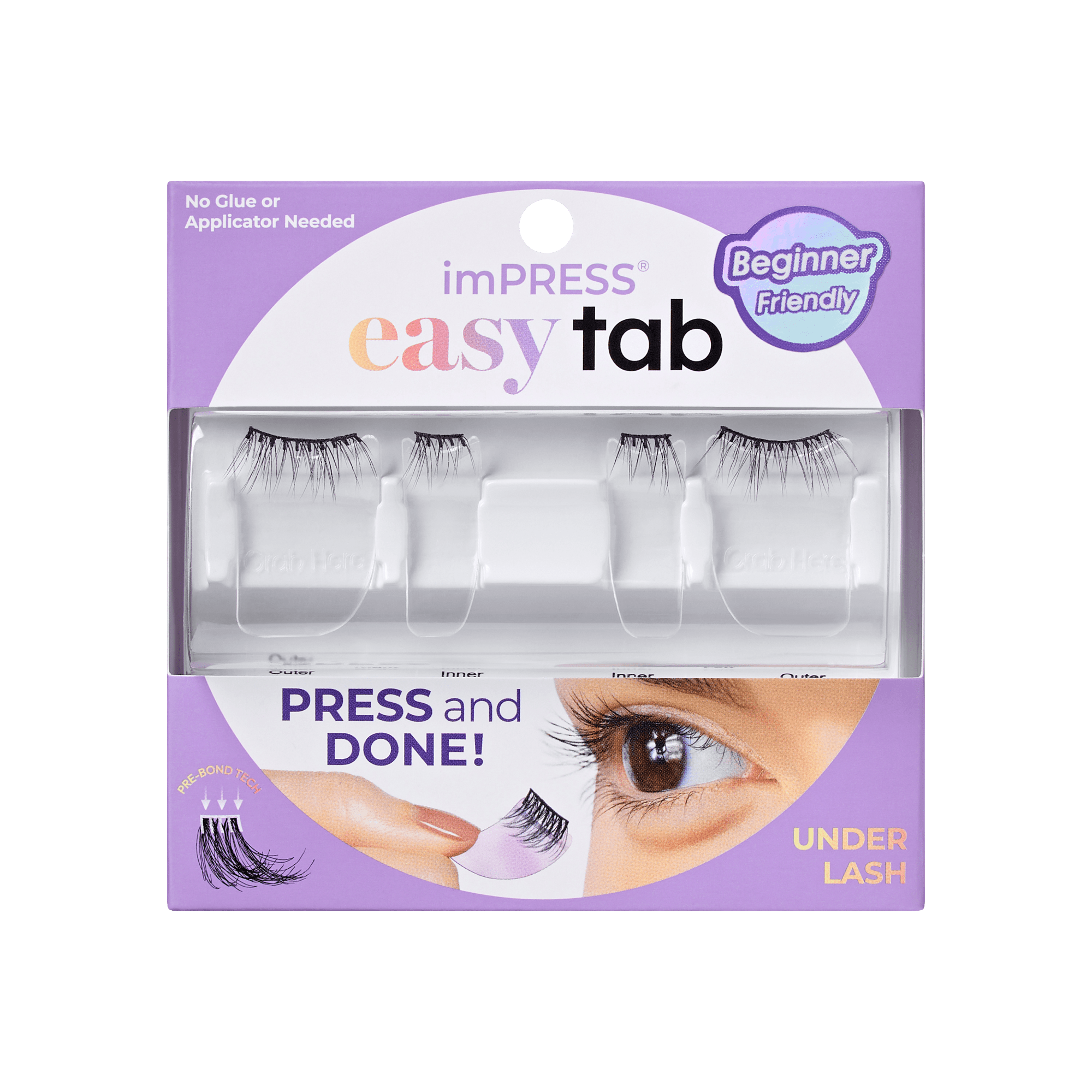 impress-falsies-easy-tab-pre-glued-false-eyelashes-airy-wispy-half-lash-clusters image 1
