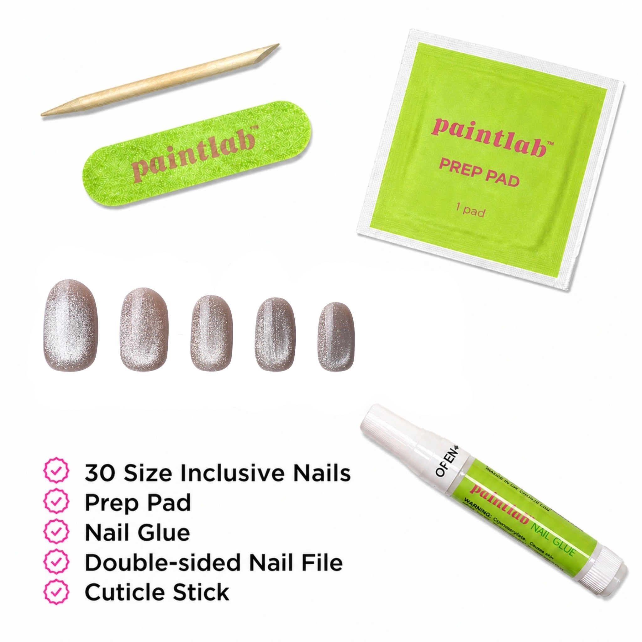 paintlab-english-rose-oval-press-on-nails image 4