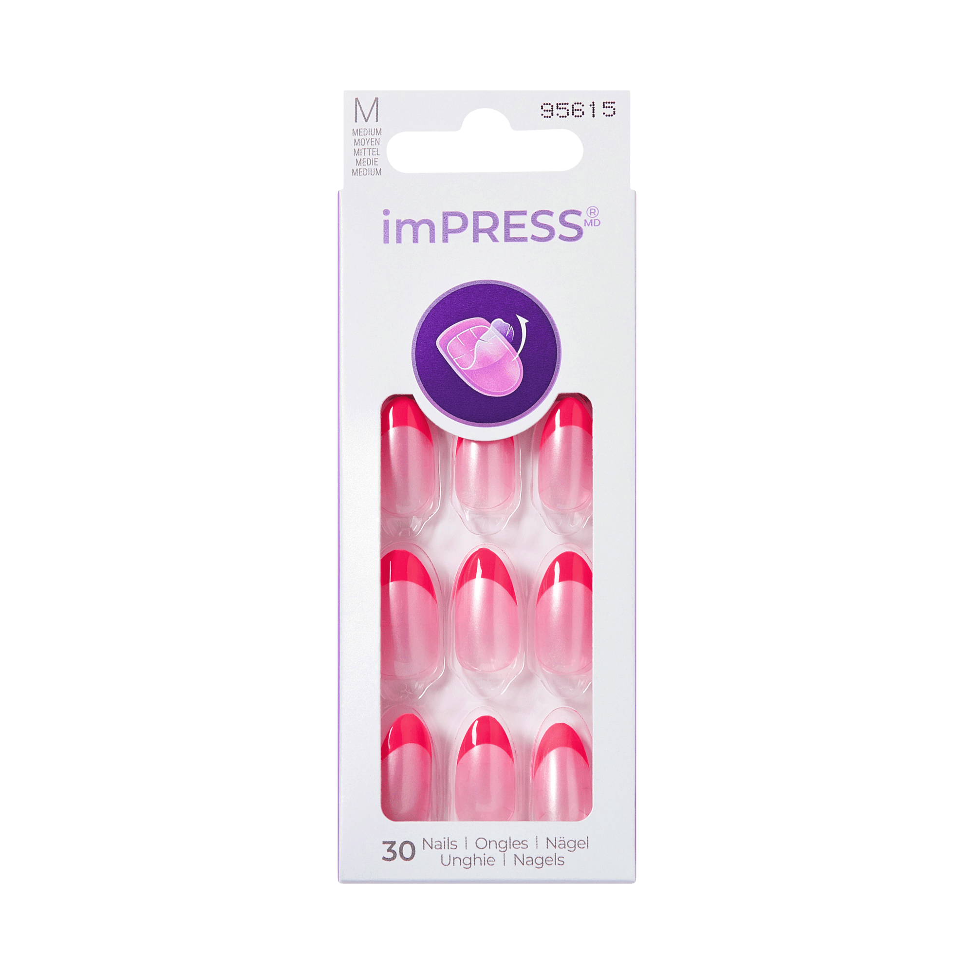 impress-design-my-daydreams-no-glue-press-on-nails-french-tips-pink-medium-almon image 6