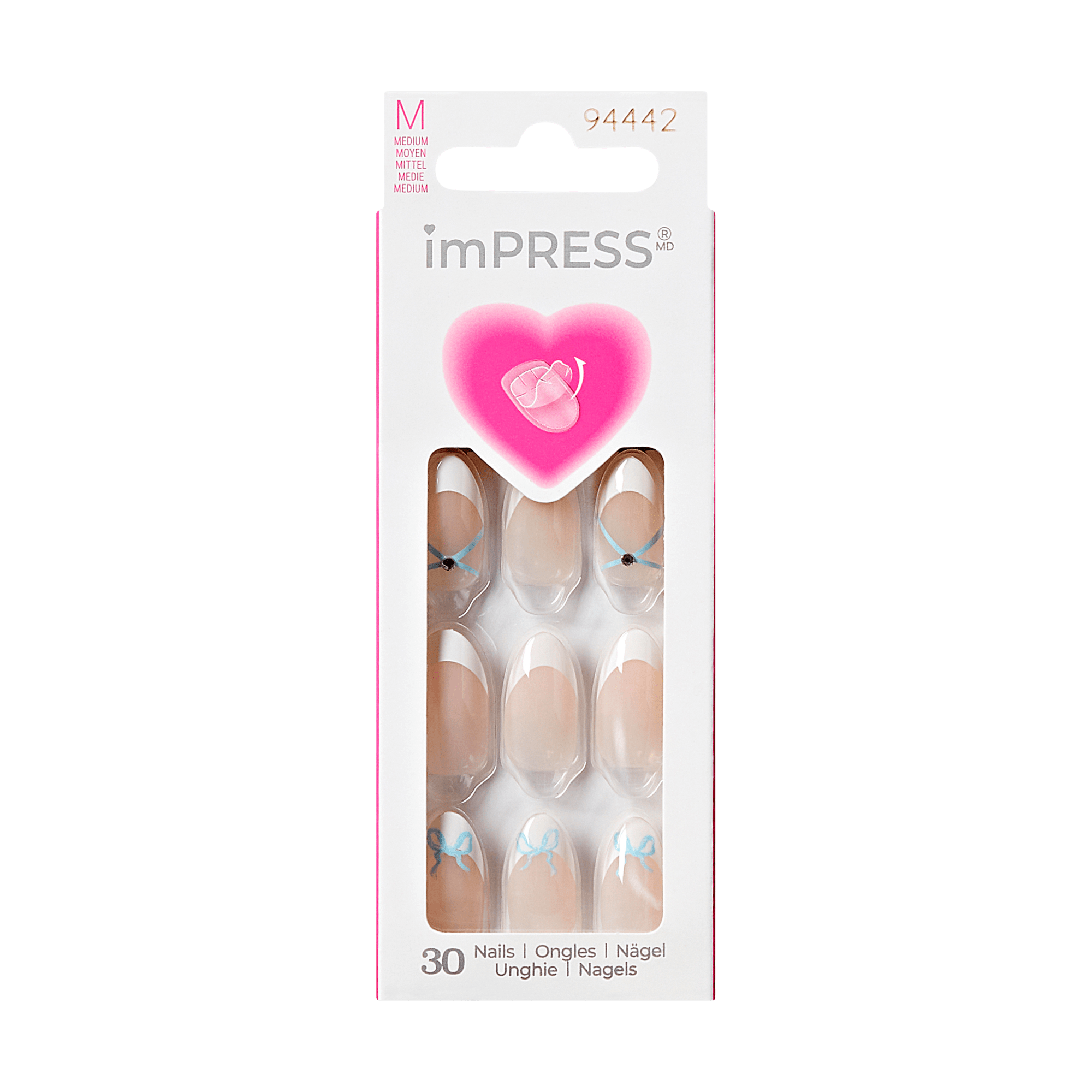 impress-design-no-glue-fake-press-on-nails-hearty-white-blue-medium-almond-manic image 7