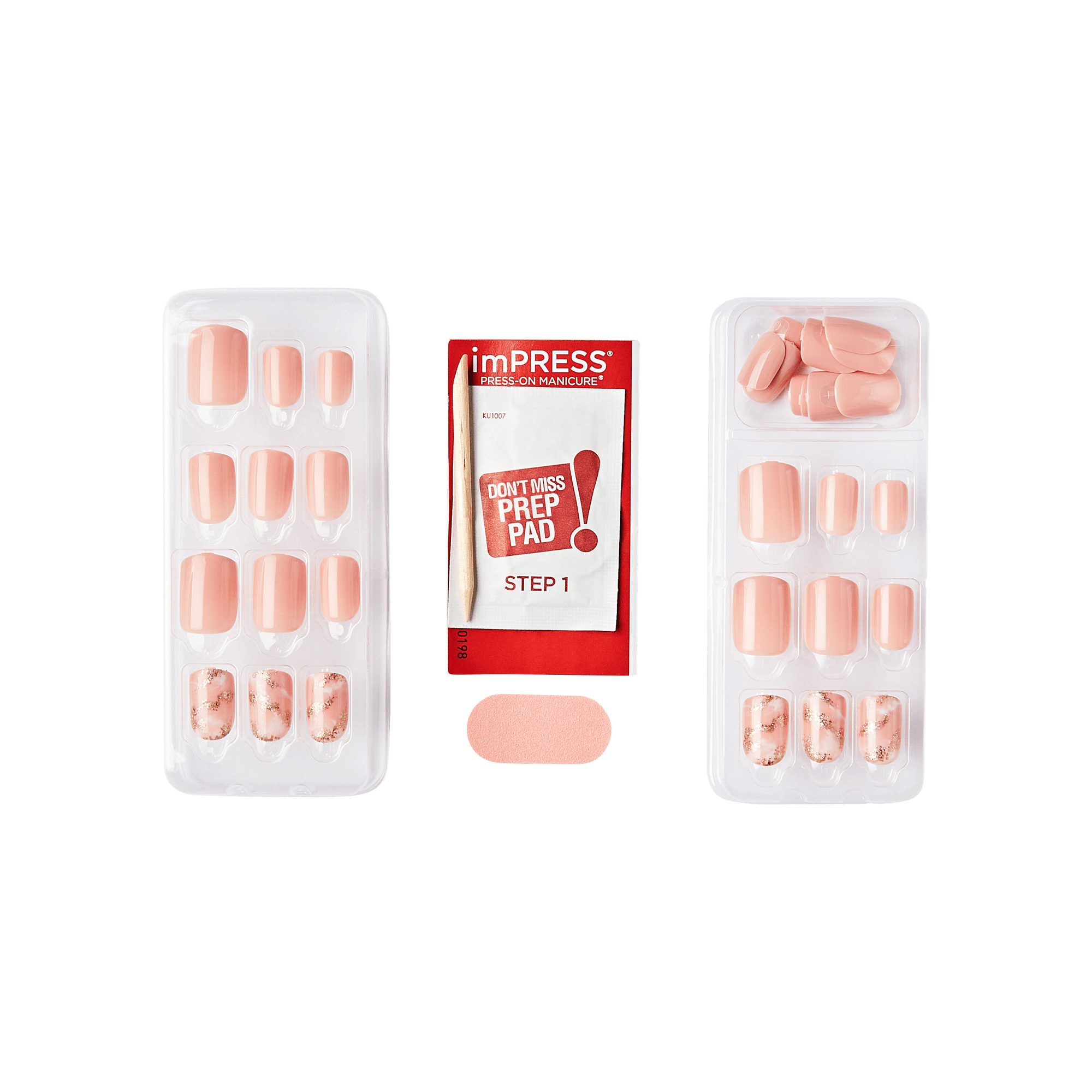 impress-design-no-glue-fake-press-on-nails-kingdom-pink-short-squoval-manicure-3 image 5