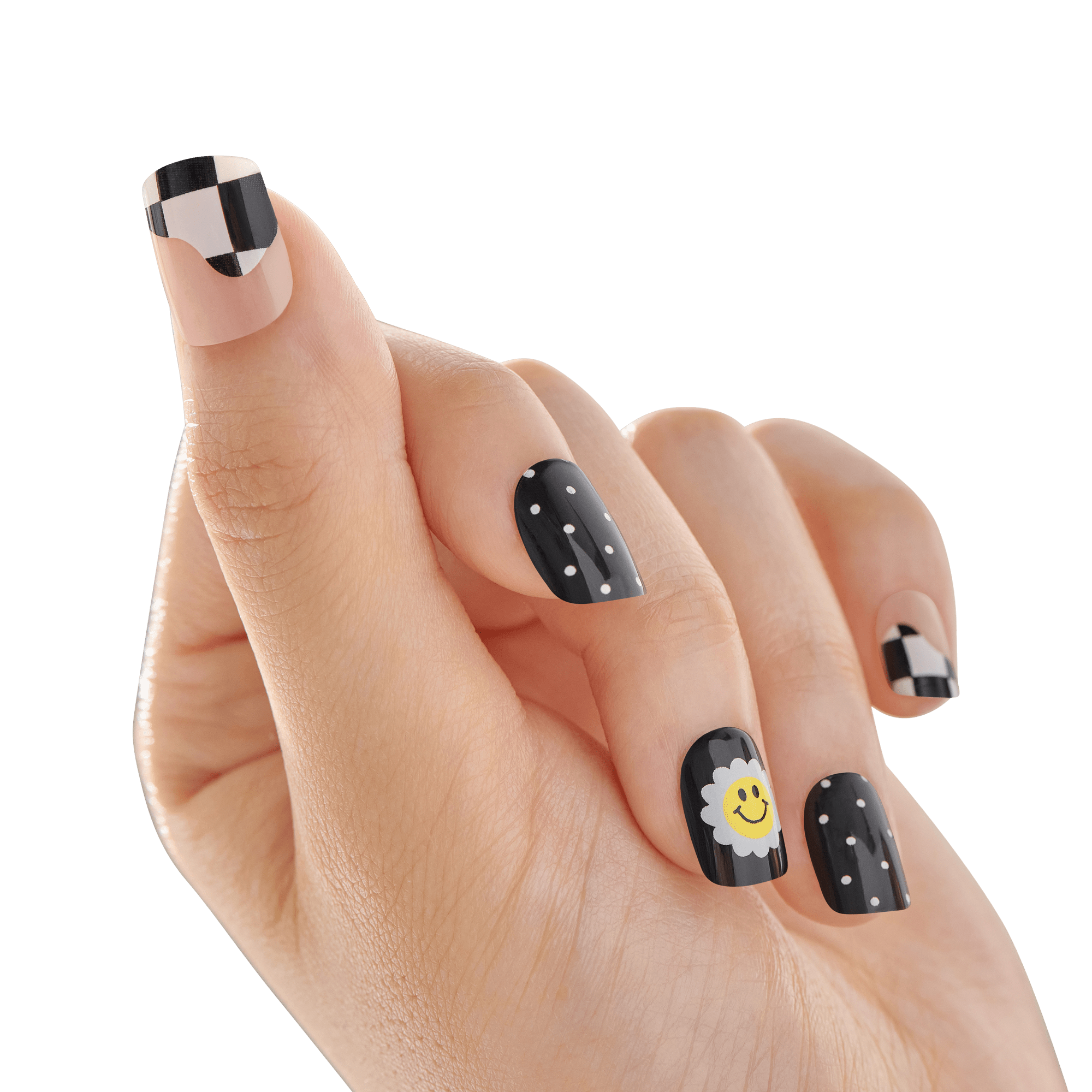 impress-design-no-glue-fake-press-on-nails-pandora-black-short-squoval image 3
