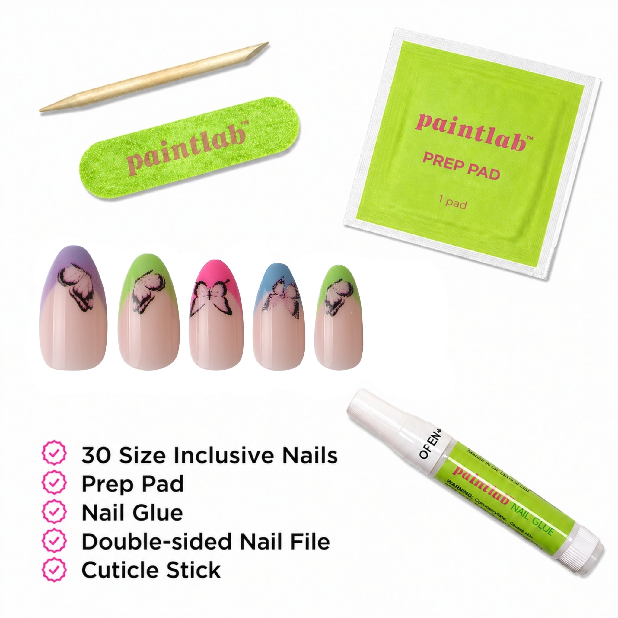 paintlab-flutter-almond-press-on-nails-butterfly-french-tips image 4