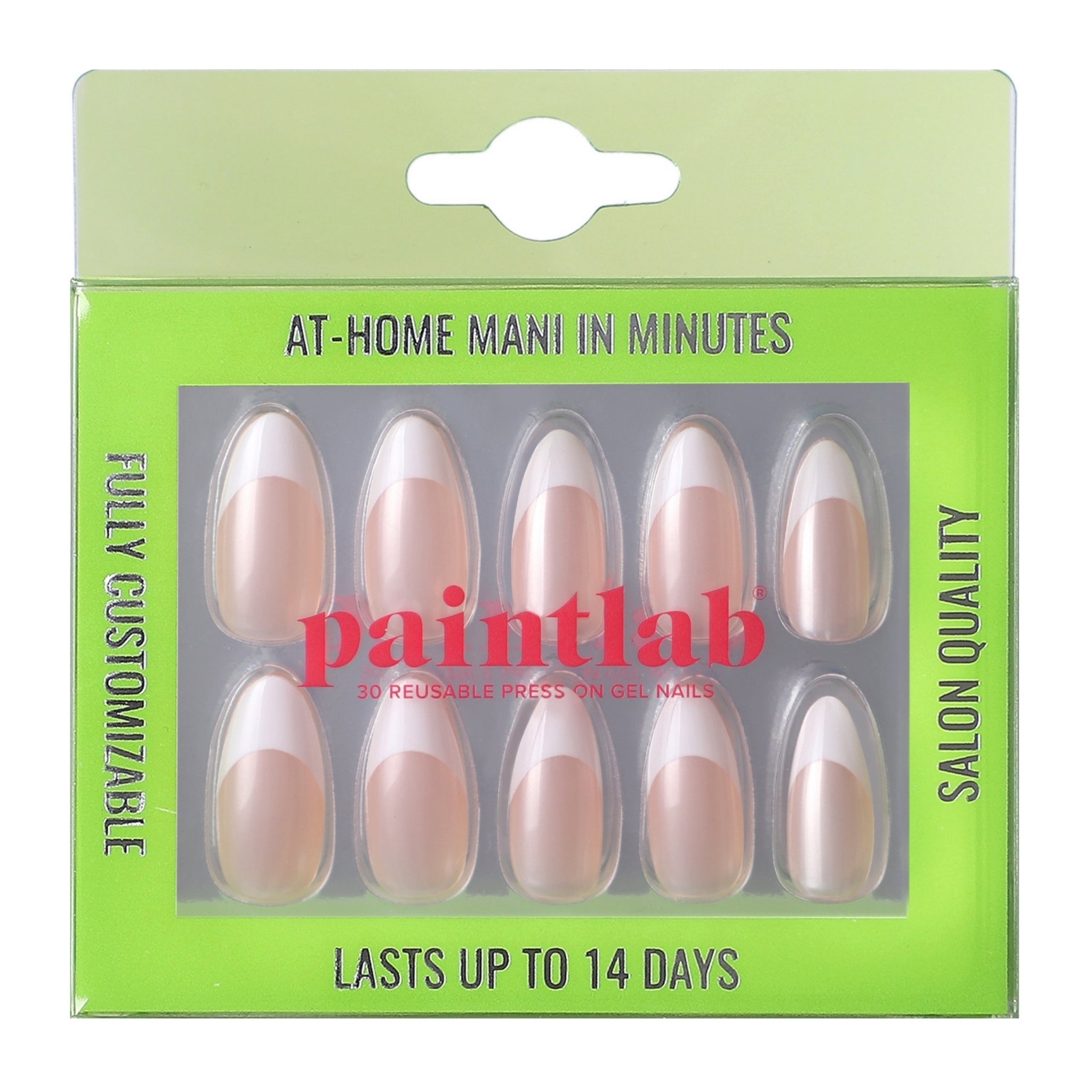paintlab-french-chrome-almond-press-on-nails image 1