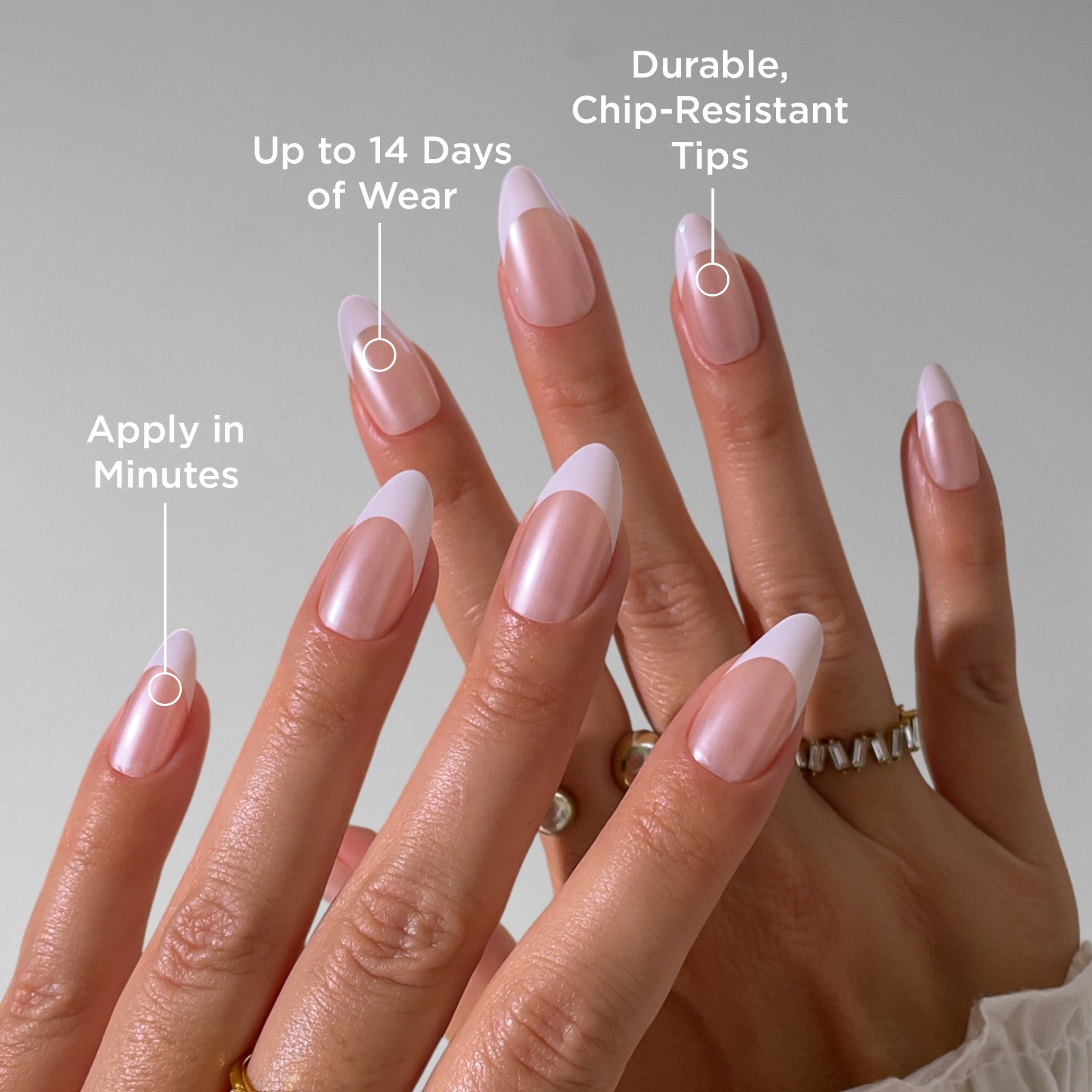 paintlab-french-chrome-almond-press-on-nails image 2