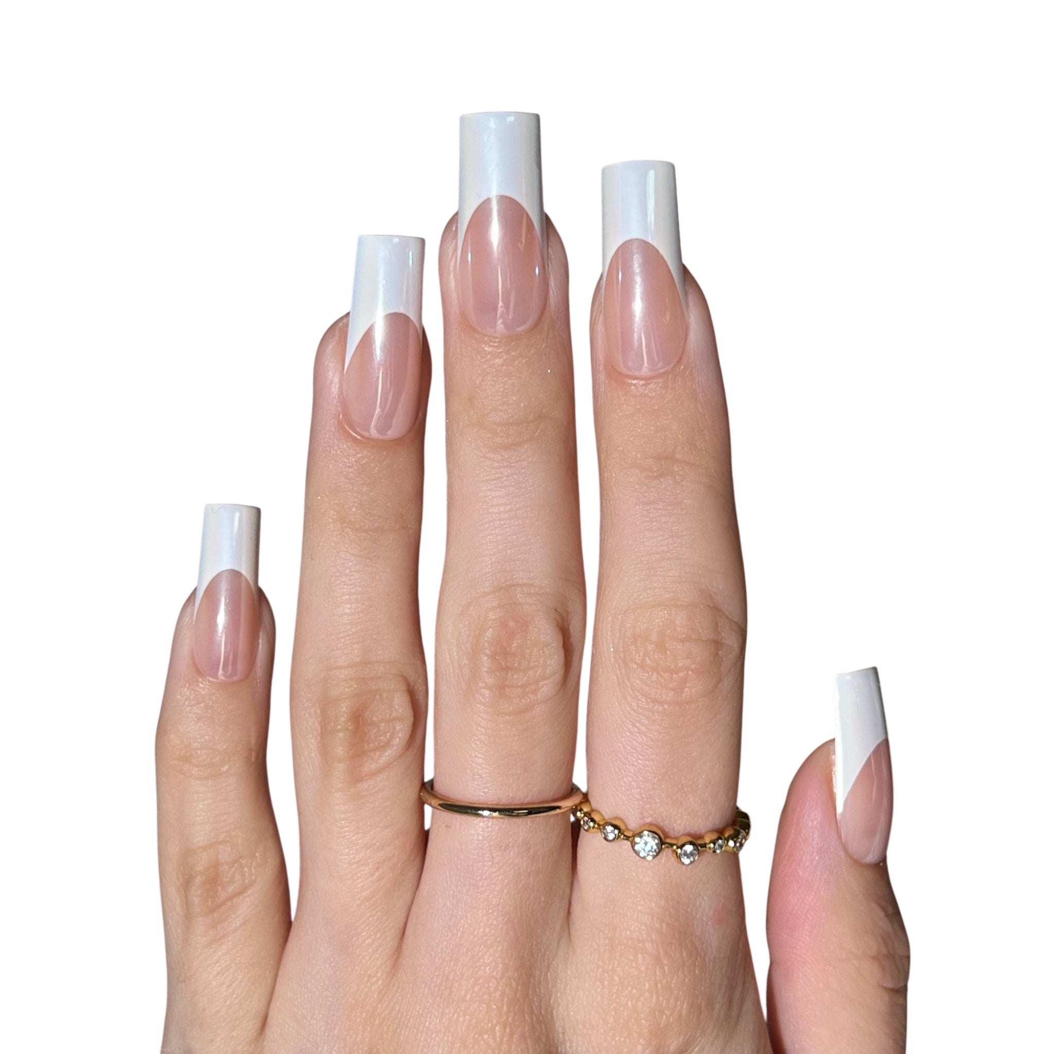 paintlab-french-chrome-square-press-on-nails-reflective-chrome-tip-sleek-square- image 5