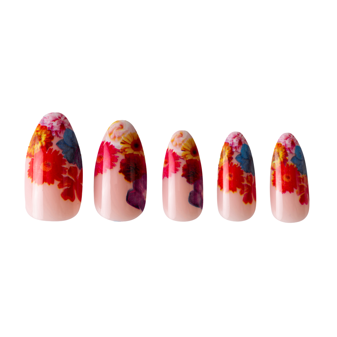 paintlab-frenchie-floral-almond-press-on-nails-spring-flowers-on-french-tips-reu image 3