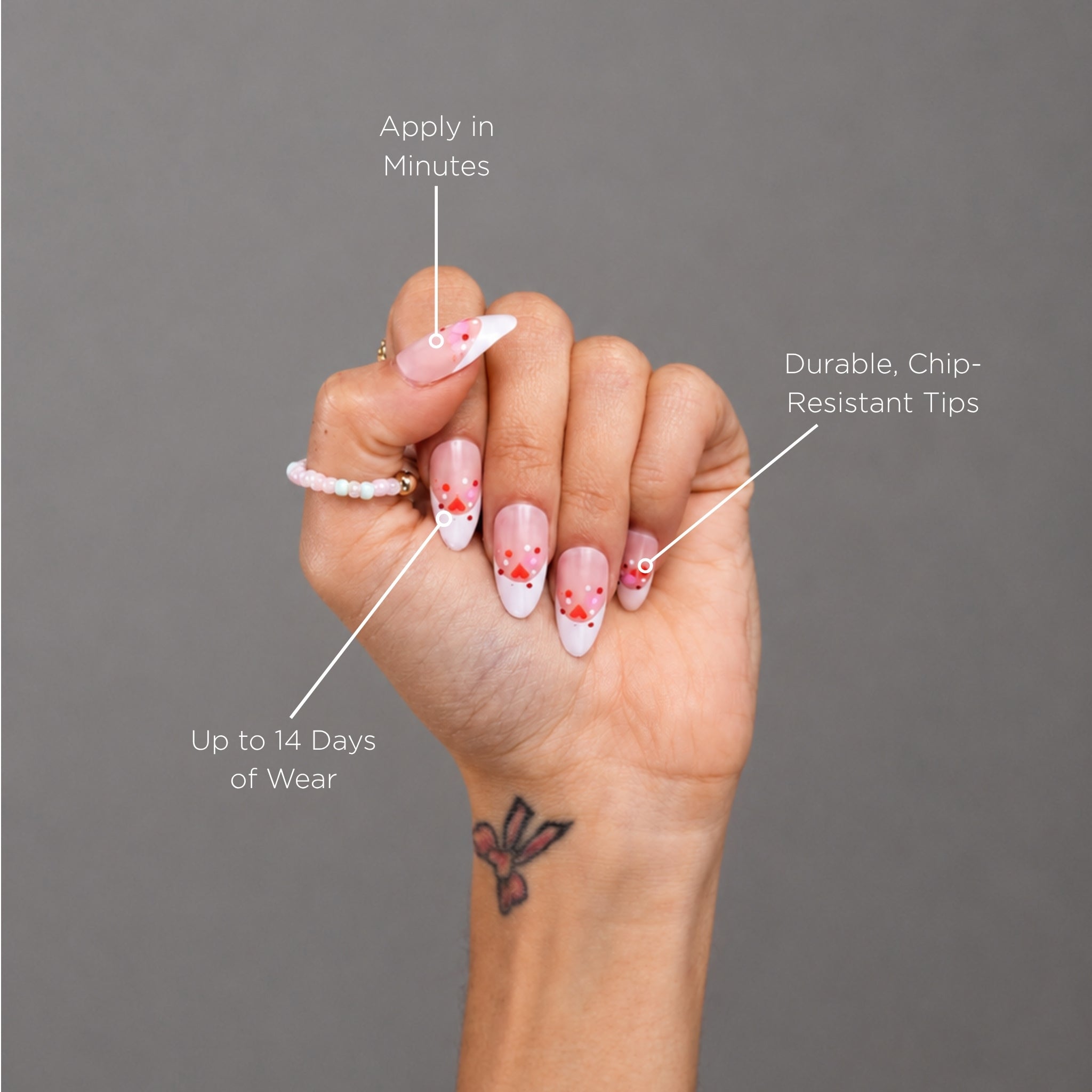 paintlab-frenchie-kiss-almond-press-on-nails image 2