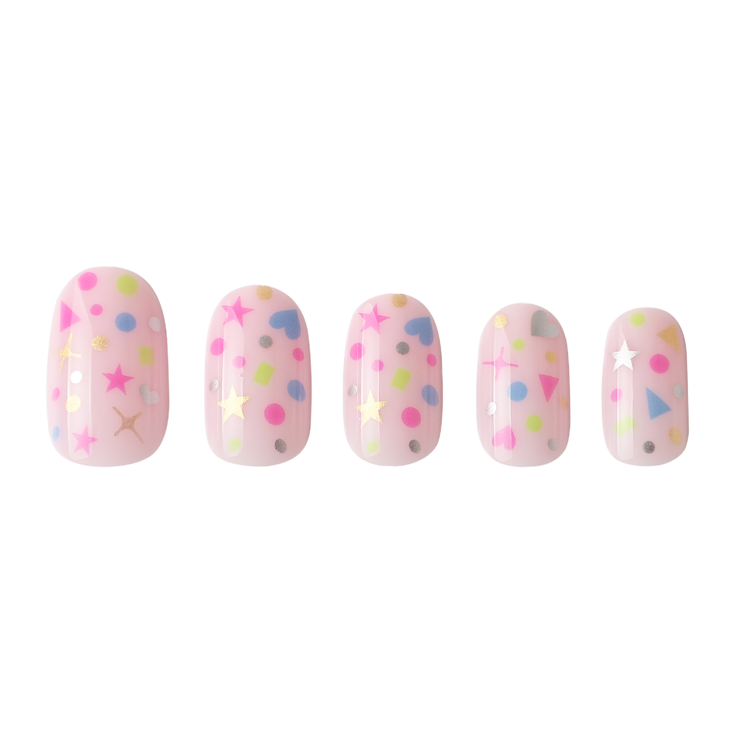 paintlab-funfetti-oval-press-on-nails-party-confetti-design image 3