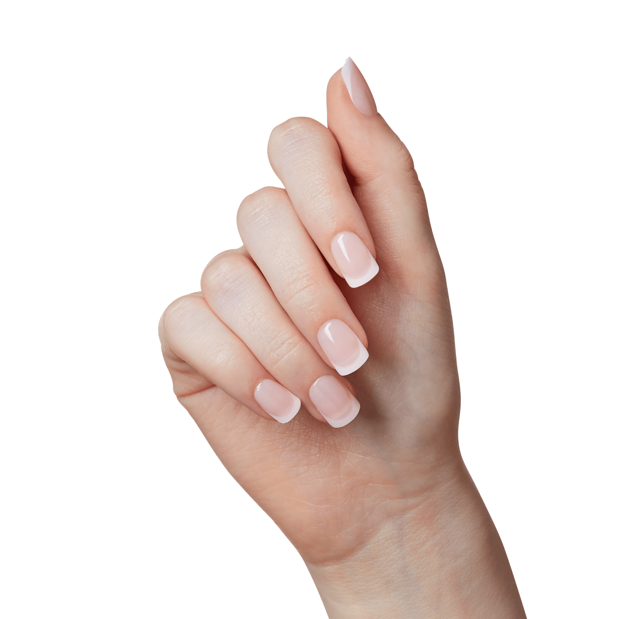 impress-french-no-glue-fake-press-on-nails-heroic-french-tips-white-neutral-shor image 3