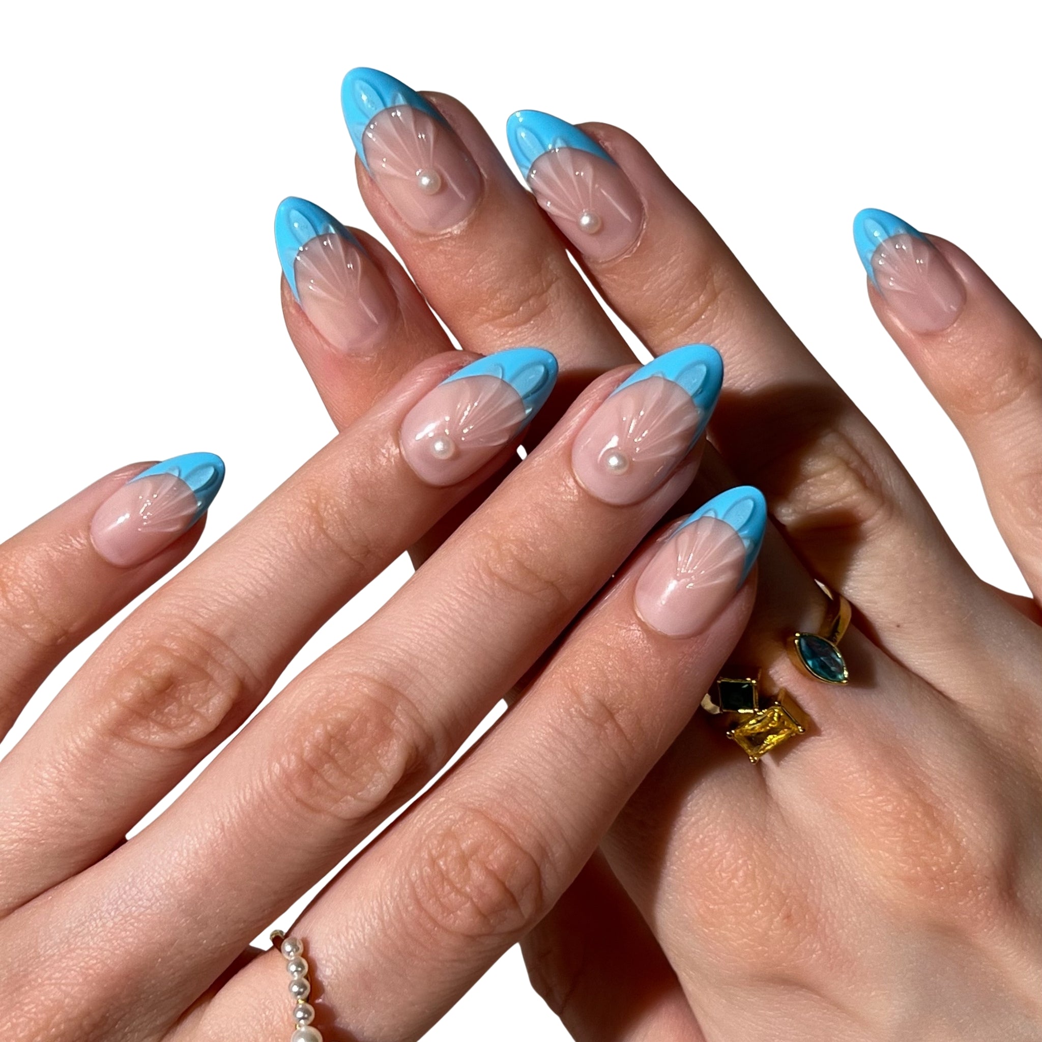 paintlab-seashell-gems-press-on-nails image 4