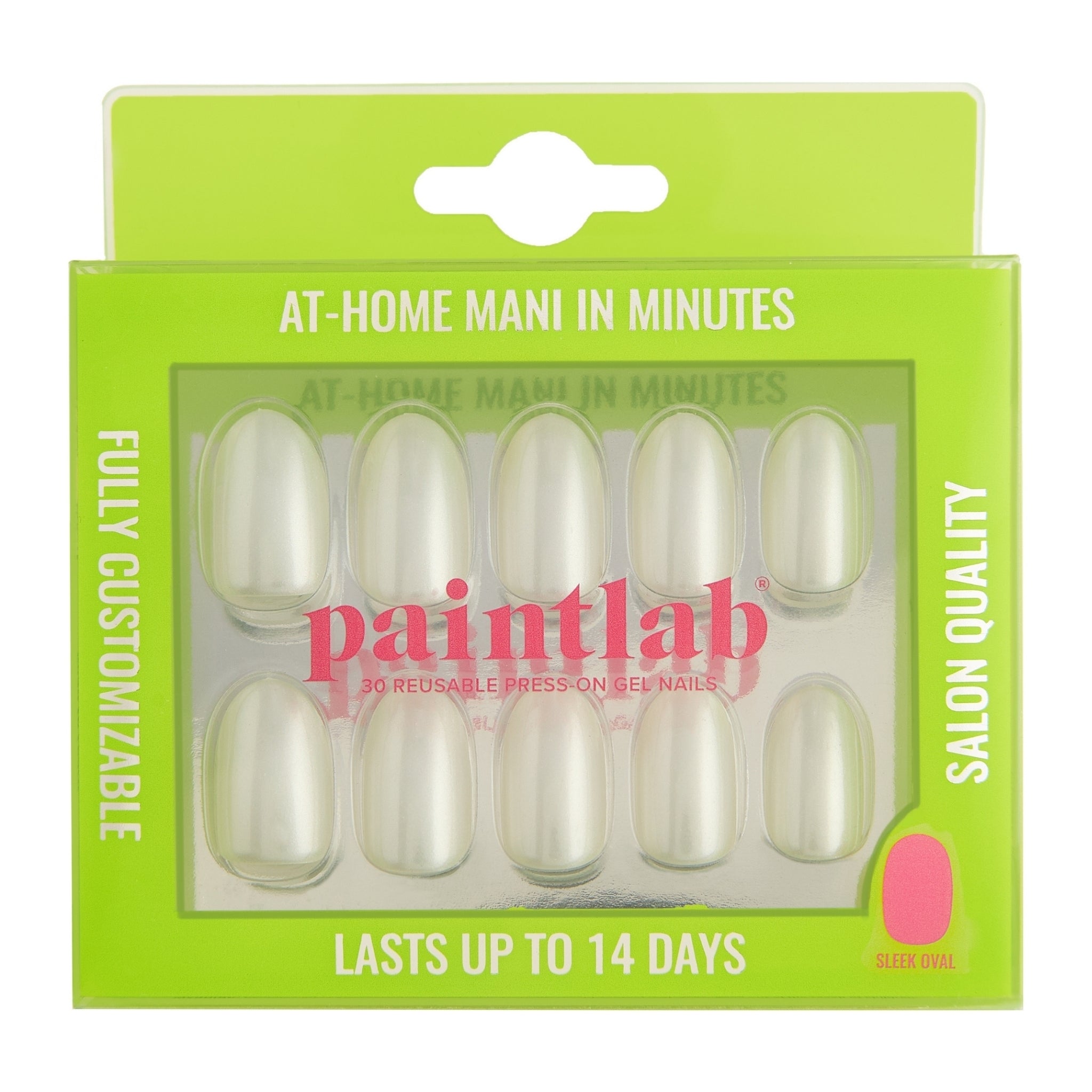 paintlab-glossy-glaze-oval-press-on-nails image 1