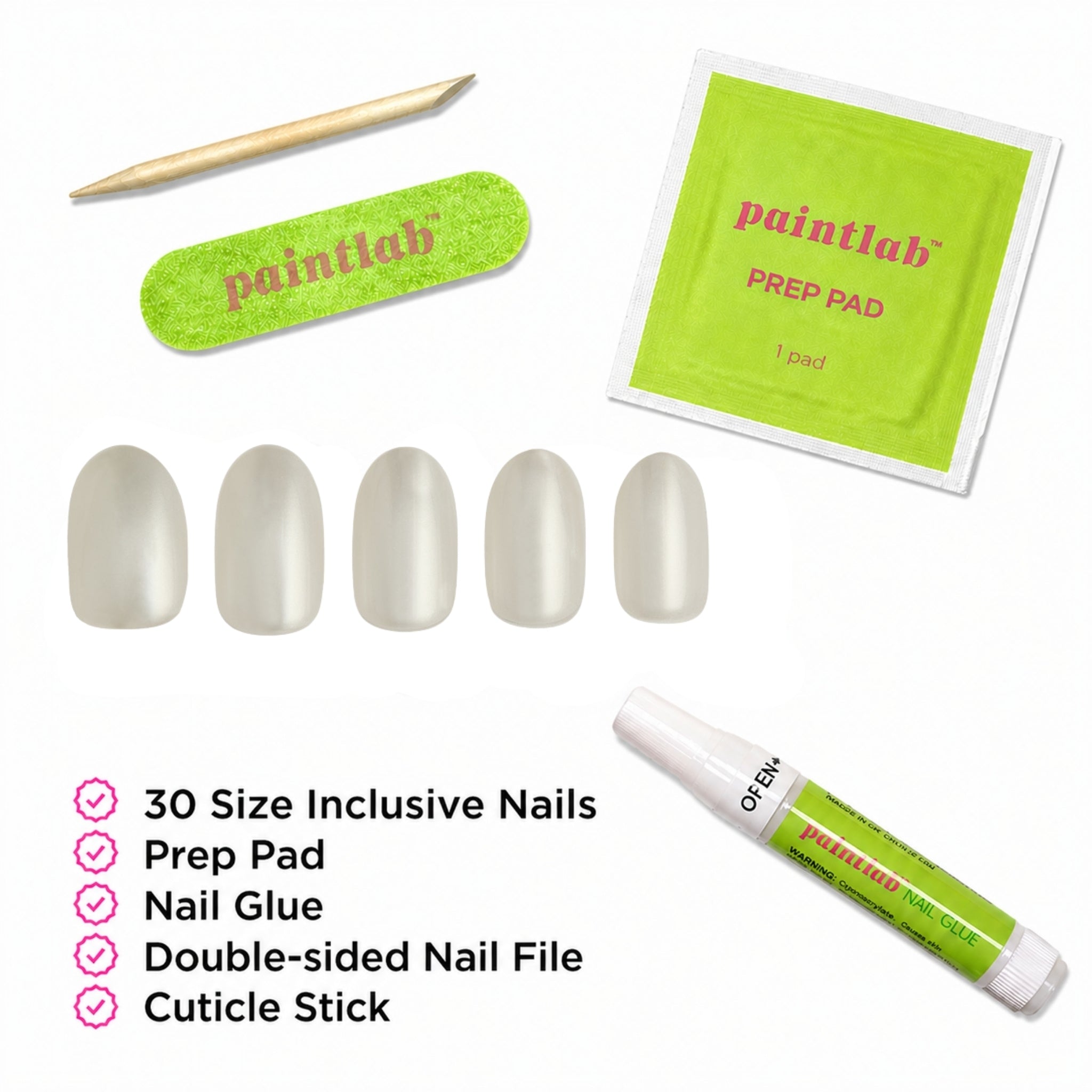 paintlab-glossy-glaze-oval-press-on-nails image 4