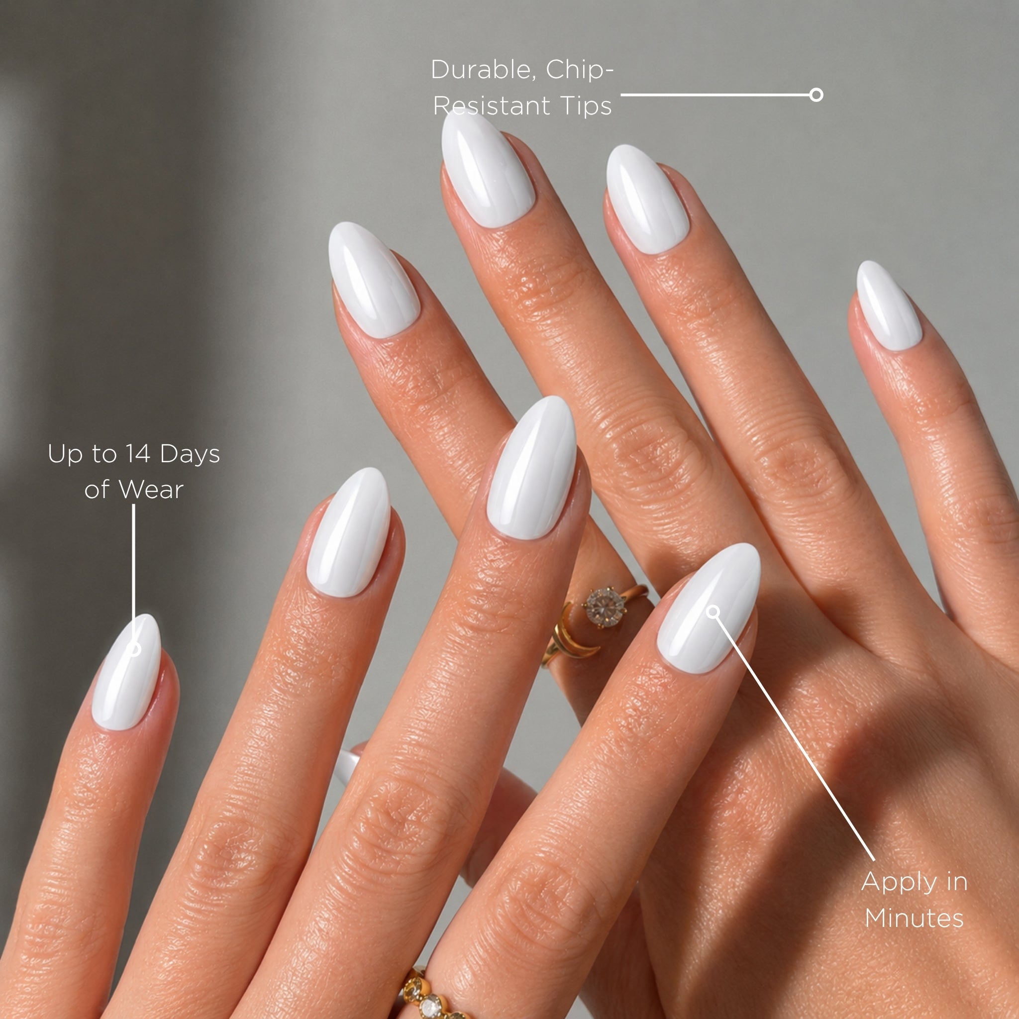 paintlab-glossy-glazed-short-almond-press-on-nails image 2