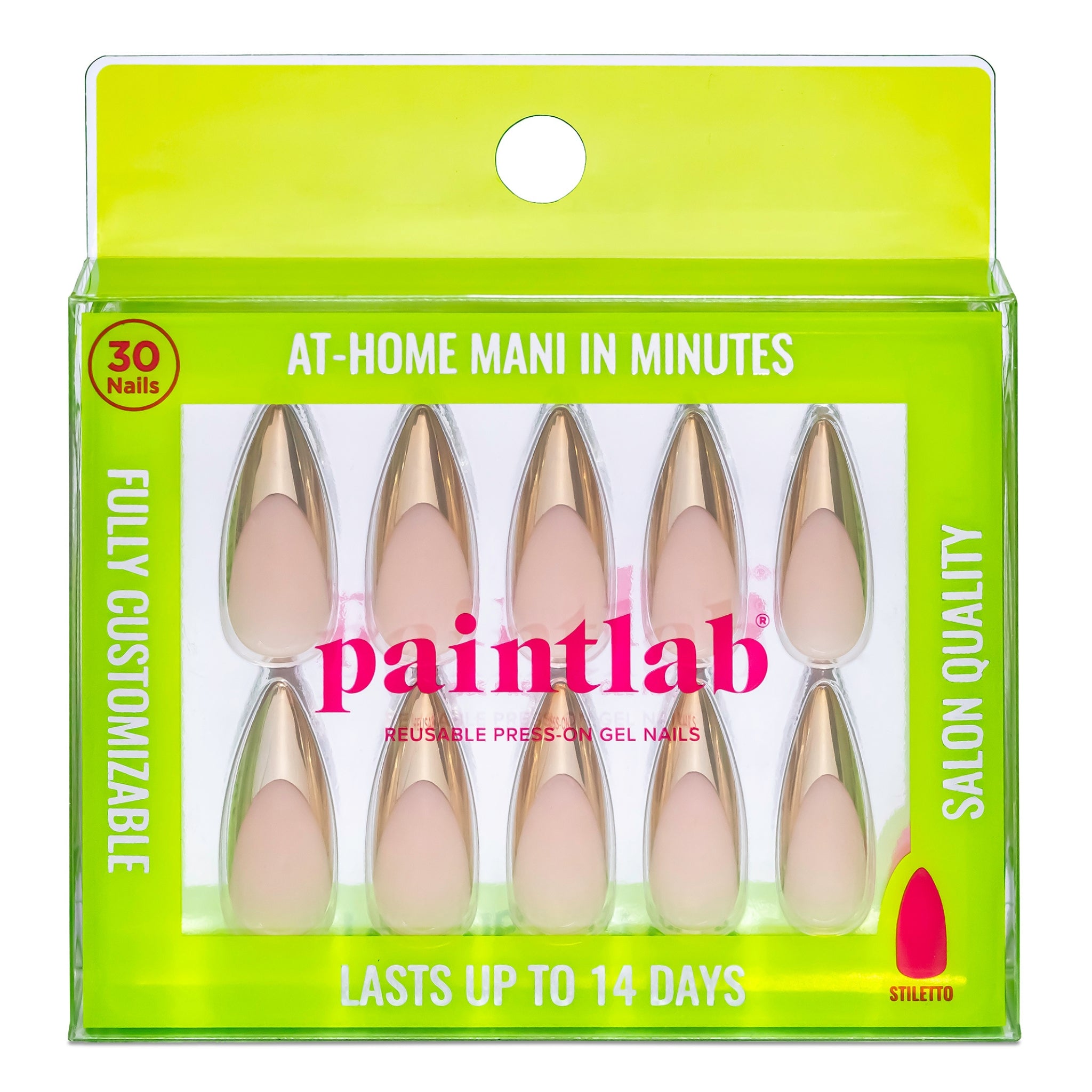 paintlab-gold-chrome-stiletto-press-on-nails image 1