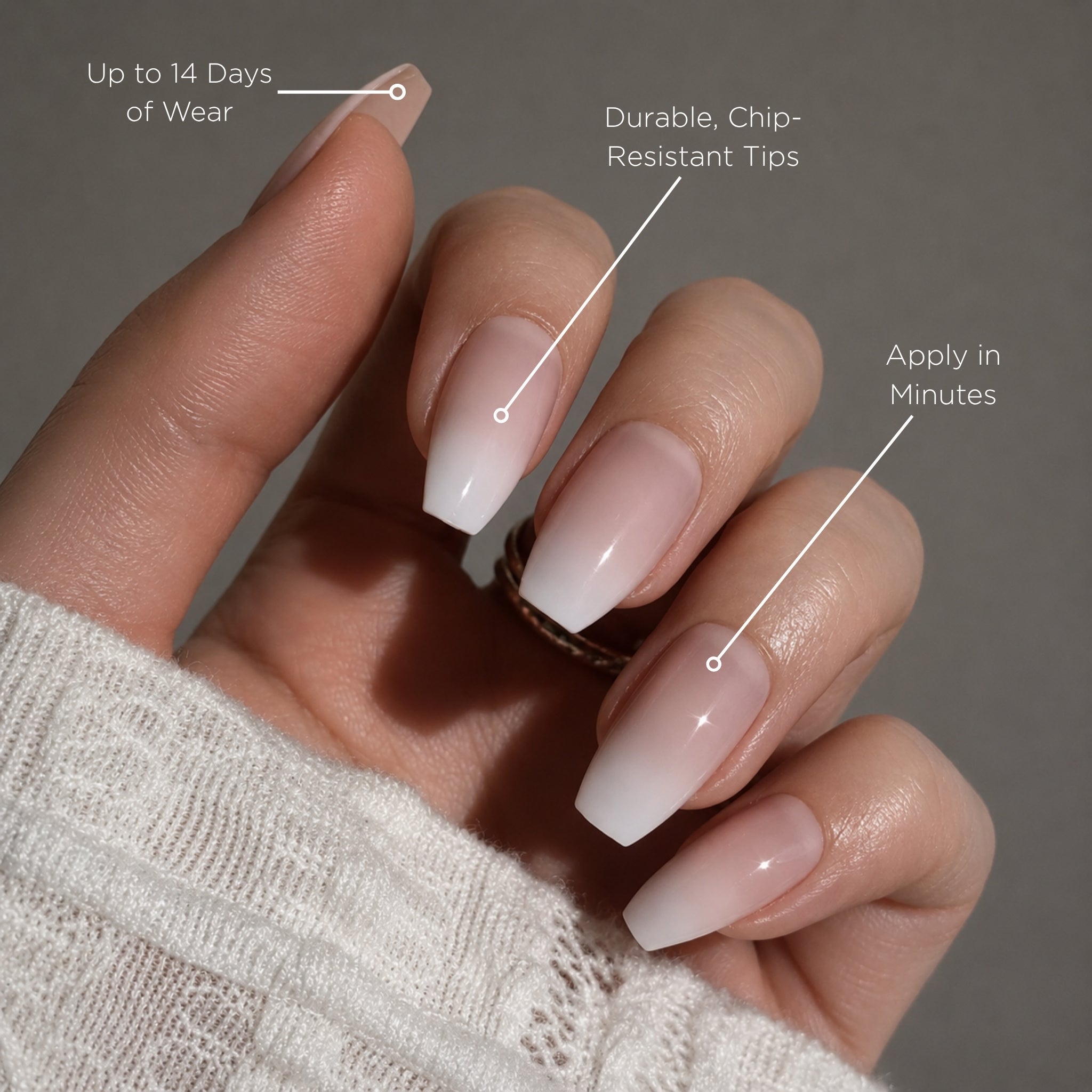 paintlab-gradient-french-coffin-press-on-nails-ombre-french-manicure image 2