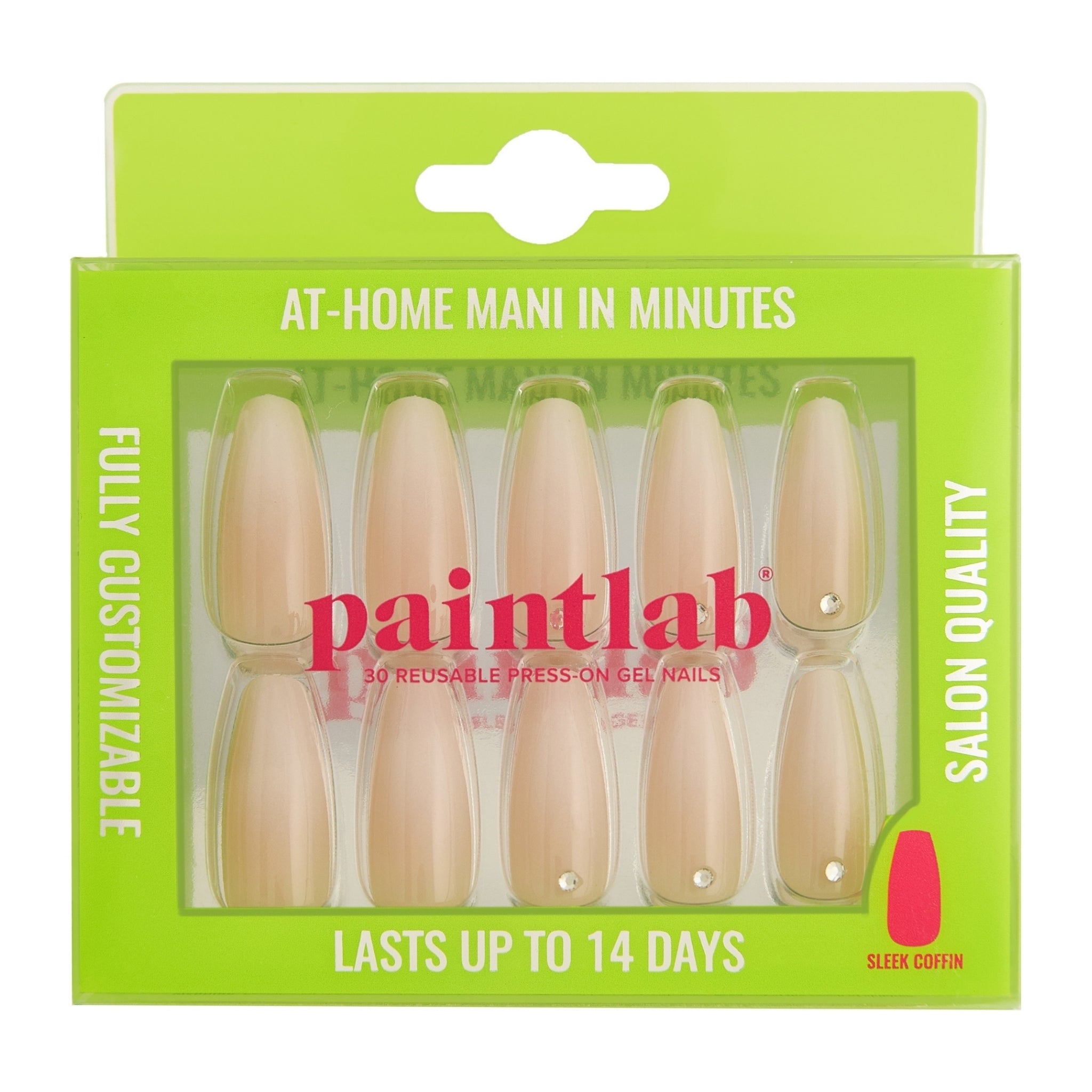 paintlab-gradient-nude-with-diamonds-sleek-coffin-press-on-nails-crystals-ombre- image 1