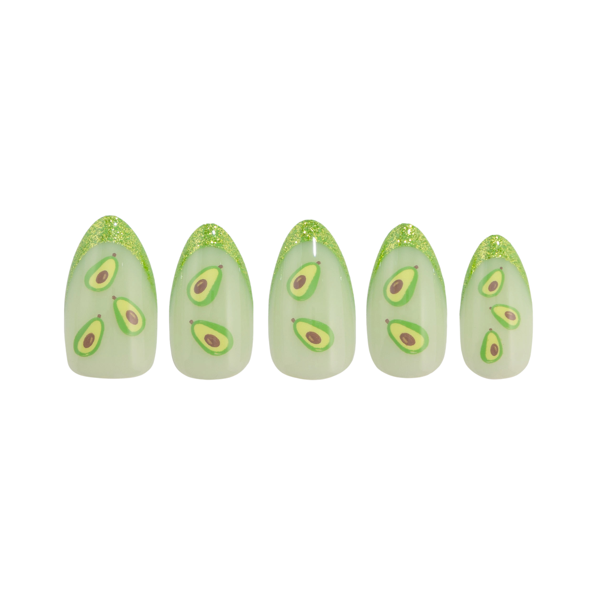 paintlab-holy-guacamole-ii-short-almond-press-on-nails image 3