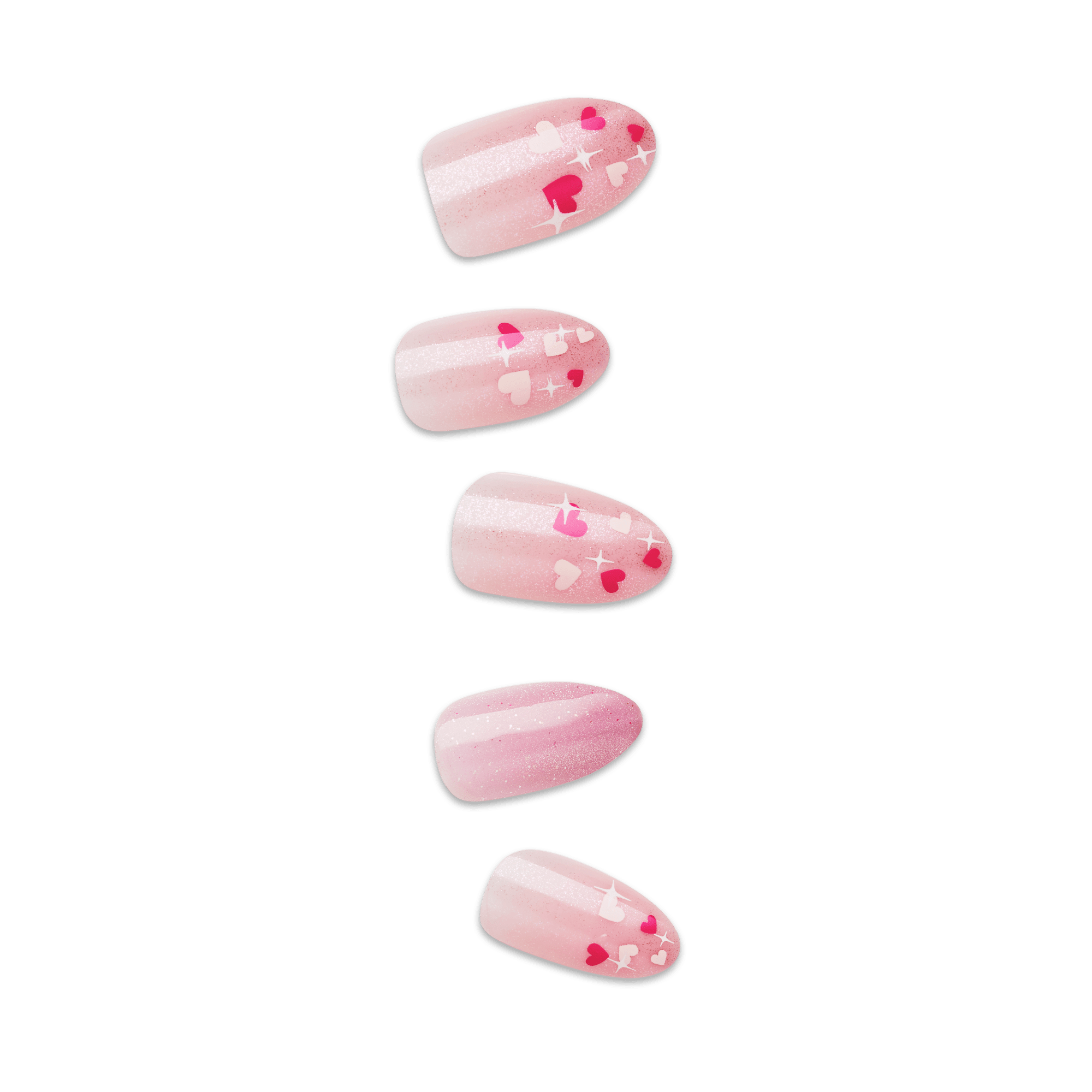 impress-much-love-no-glue-press-on-nails-pink-almond-medium-valentine-s-day-mani image 1