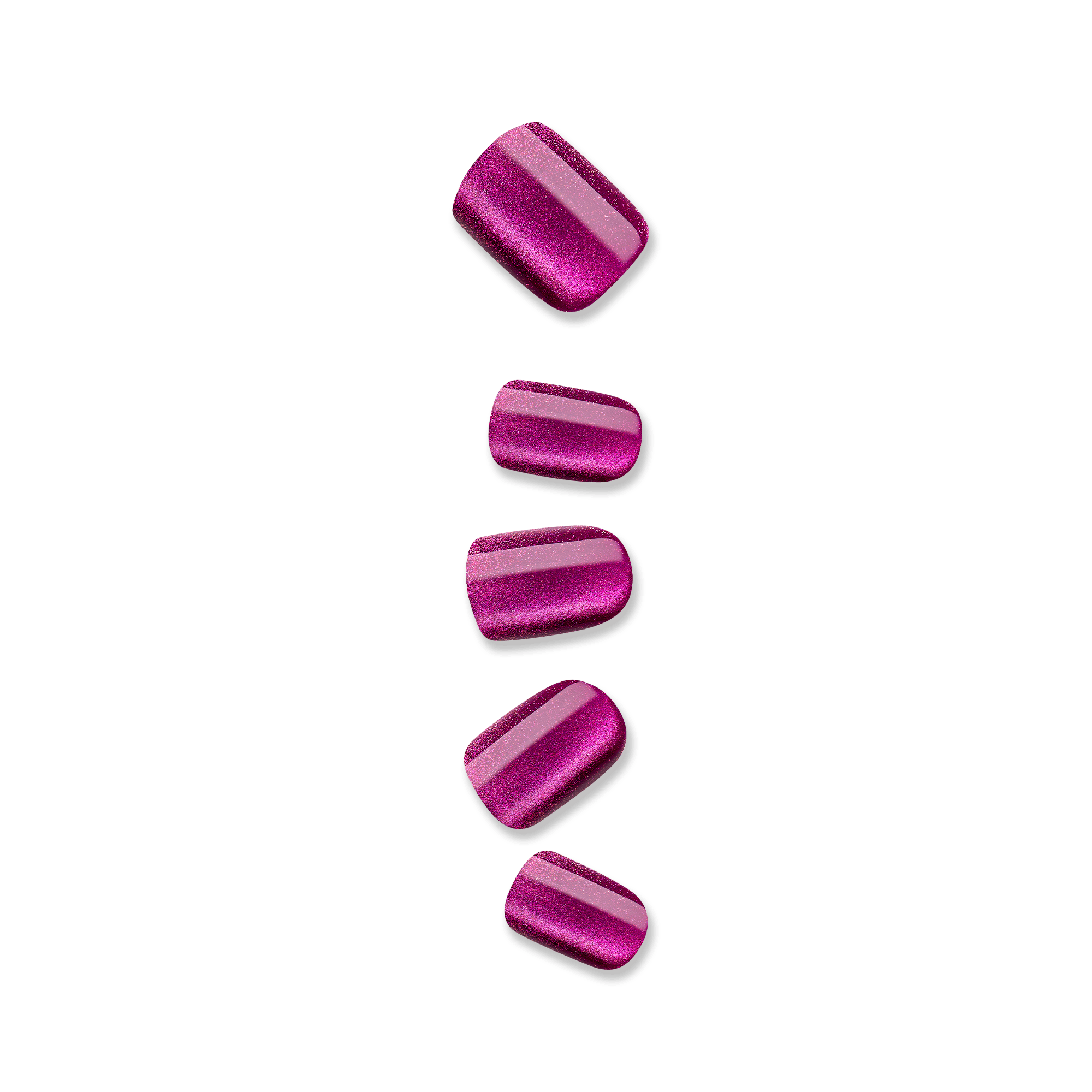 impress-colorfx-levels-no-glue-press-on-nails-pink-short-squoval image 1