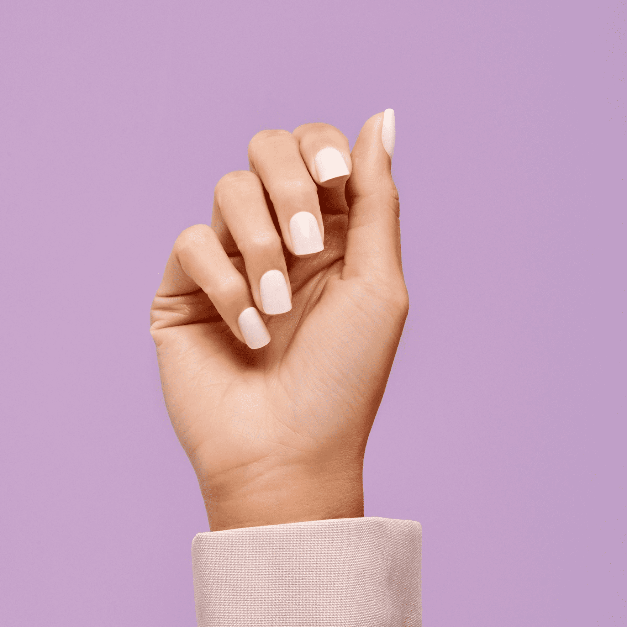 impress-color-no-glue-fake-press-on-nails-point-pink-solid-pink-short-squoval-30 image 4