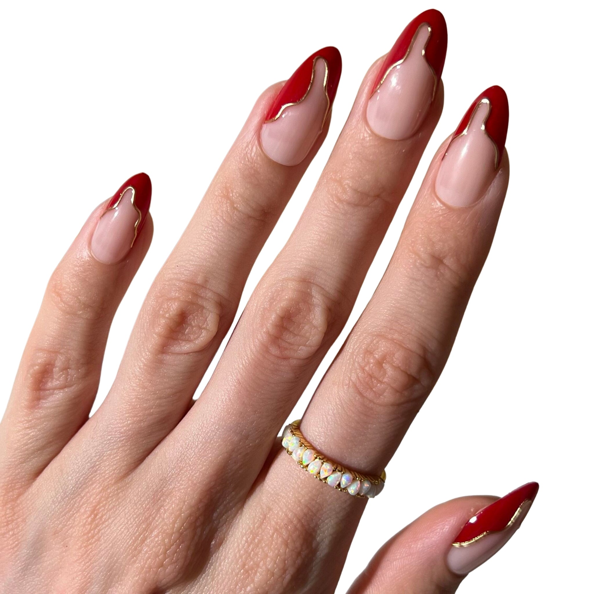paintlab-hot-siren-almond-press-on-nails image 5