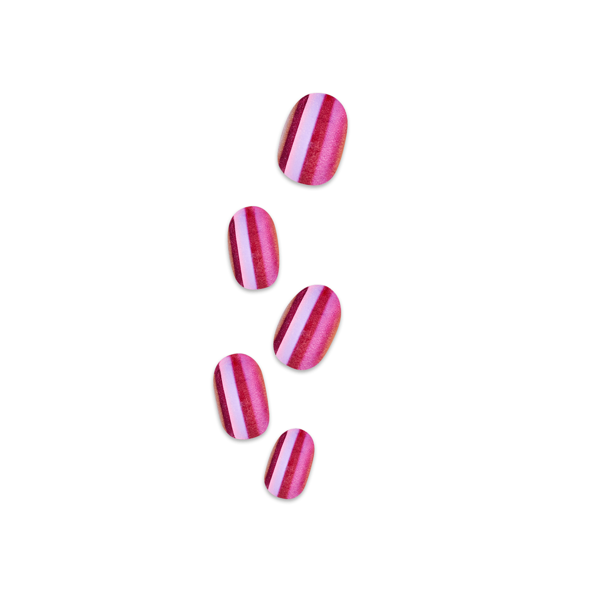 colorfx-by-impress-press-on-nails-around-you-solid-pearl-effect-pink-short-oval- image 1