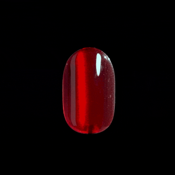 colorfx-by-impress-no-glue-fake-press-on-nails-hidden-gem-solid-red-short-oval-m image 2