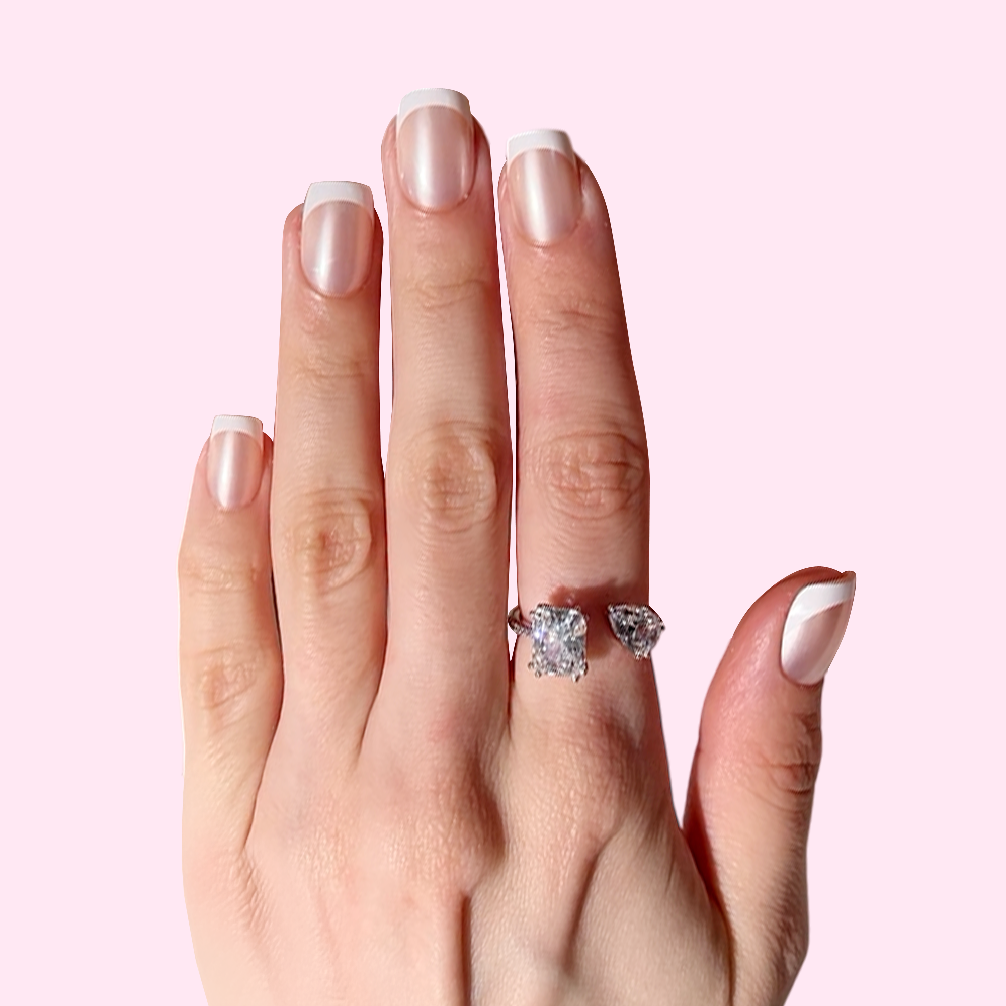 paintlab-iconic-frenchie-short-square-press-on-nails-classic-french-manicure image 5