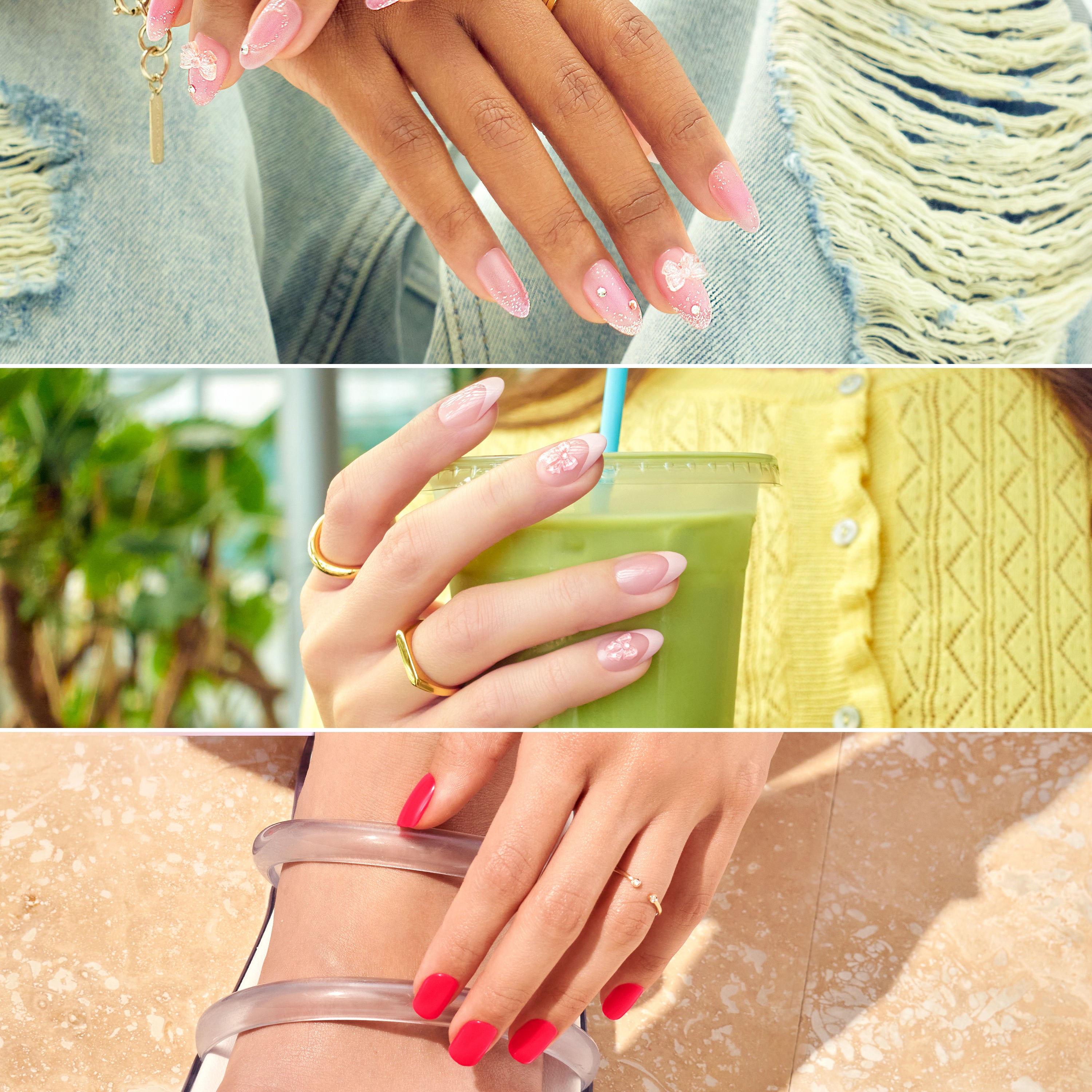 impress-press-on-mani-bundle-perfectly-pink-3-no-glue-manicure-sets image 2
