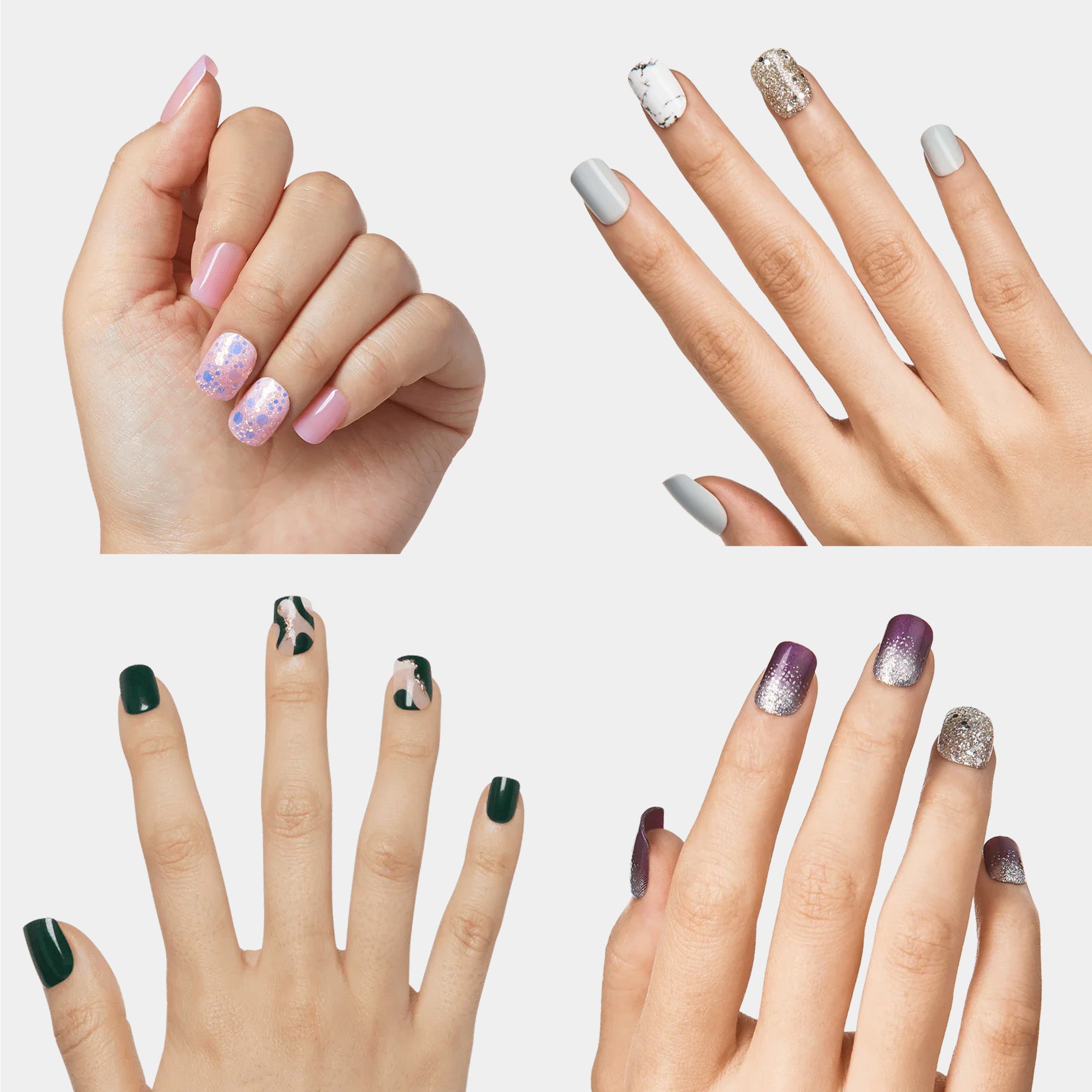 impress-design-press-on-nails-bundle-accent-faves-4-short-manis-with-detailed-ac image 2