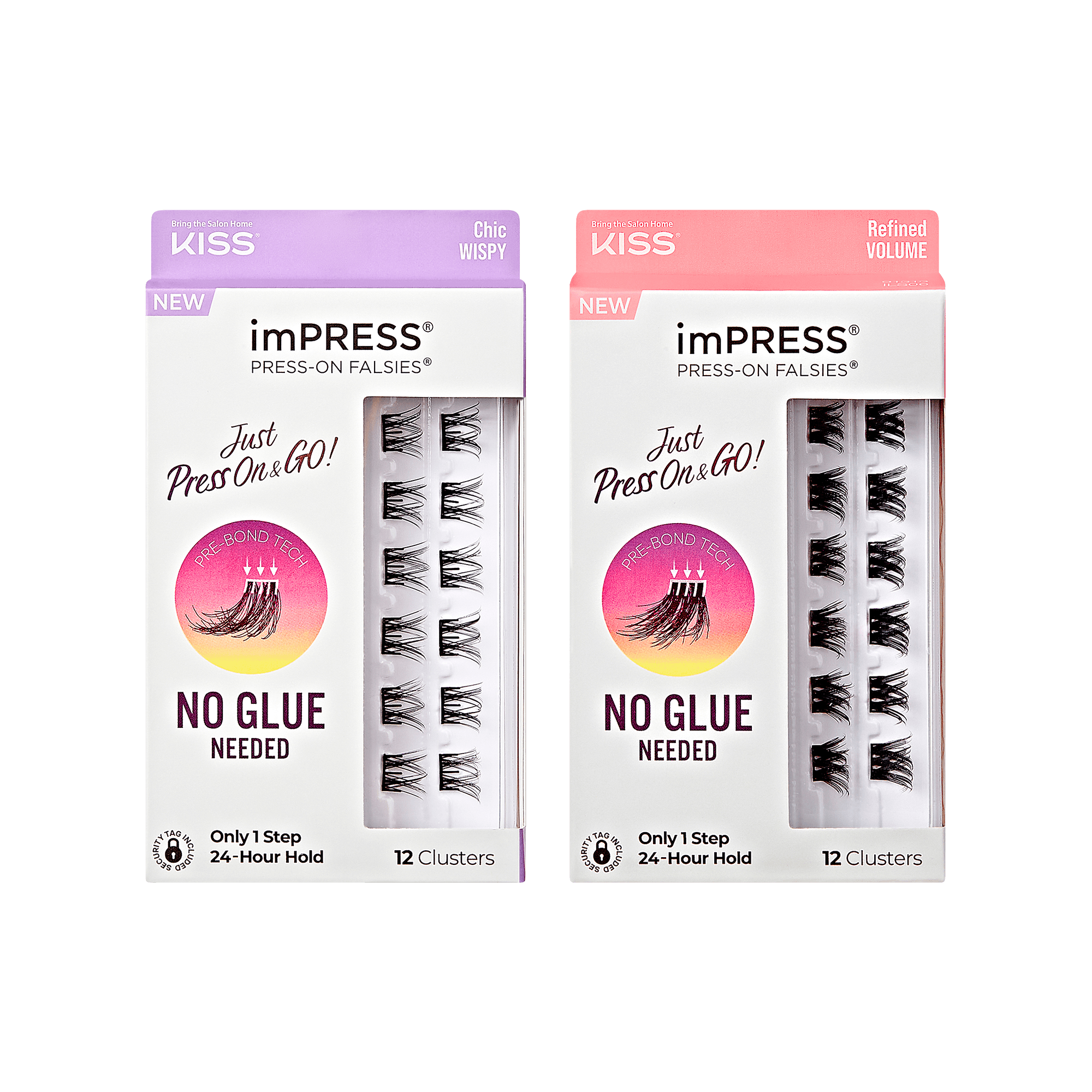 impress-press-on-falsies-bundle-day-to-night-lash-duo-24-clusters-no-glue image 1
