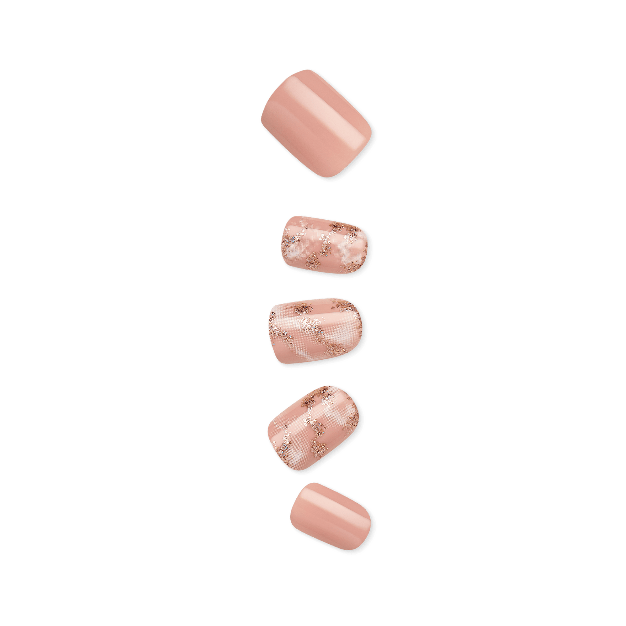 impress-design-no-glue-fake-press-on-nails-kingdom-pink-short-squoval-manicure-3 image 1