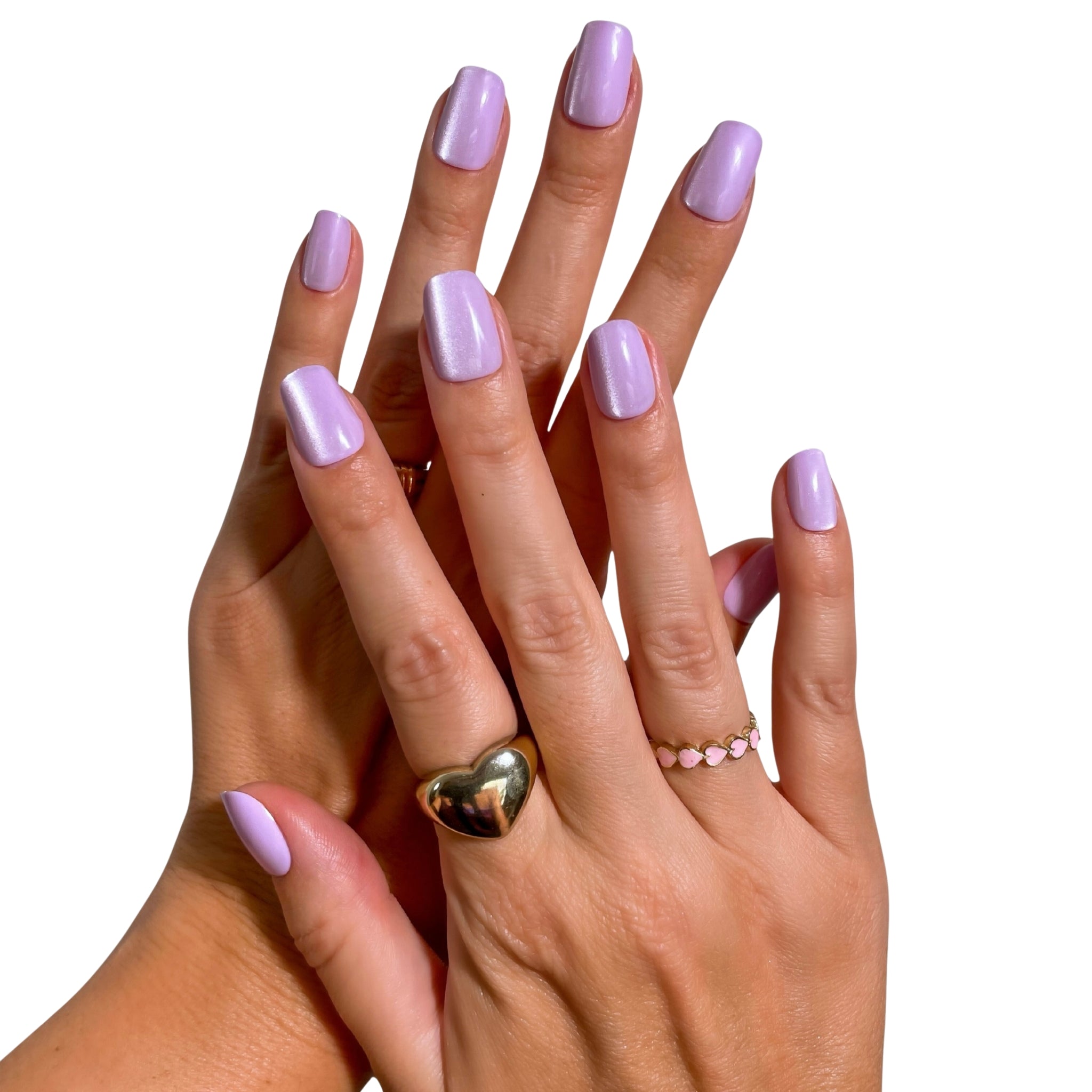 paintlab-lavender-cat-eye-squoval-press-on-nails image 2