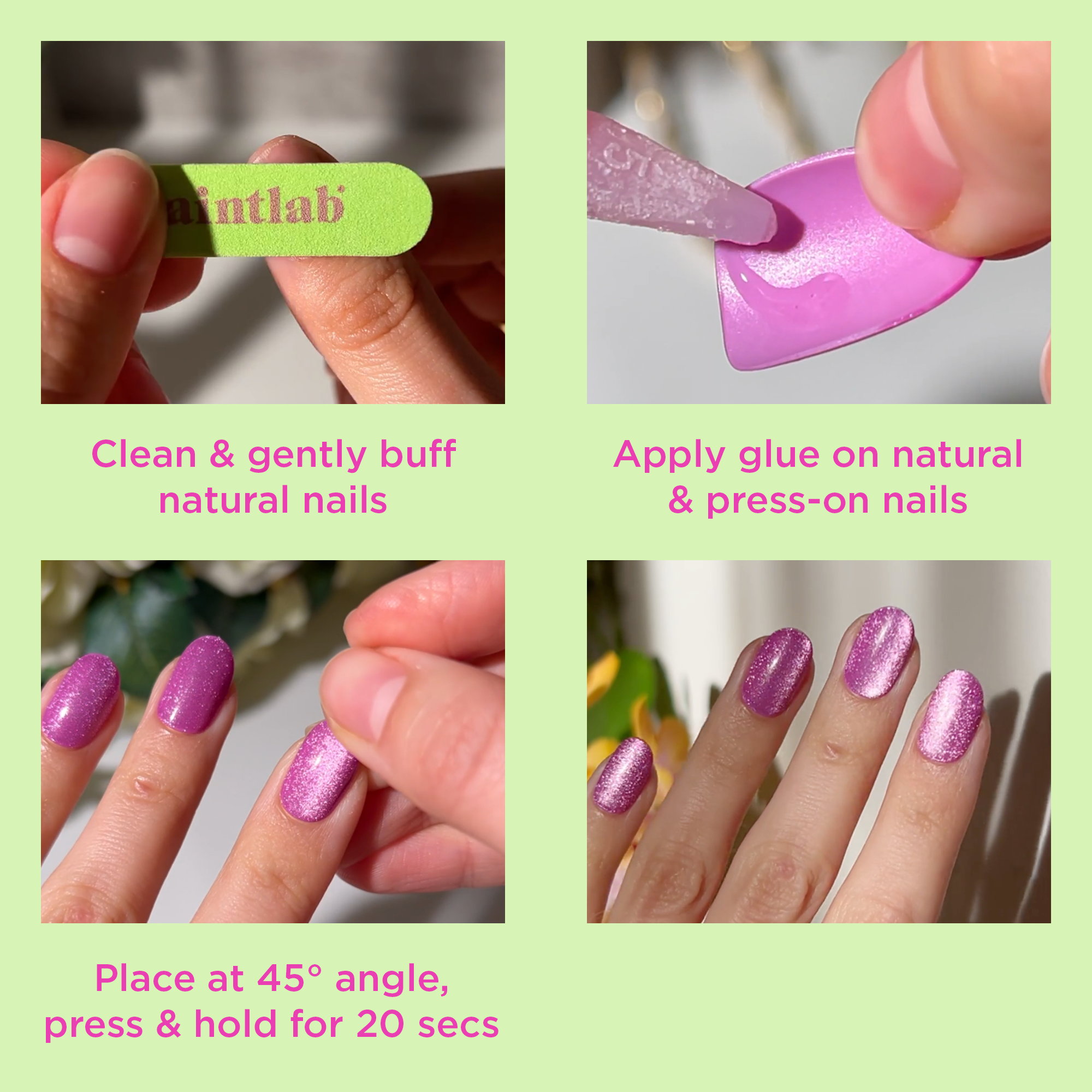 paintlab-lavender-fairy-cat-eye-oval-press-on-nails-dreamy-lavender-cat-eye-chro image 6