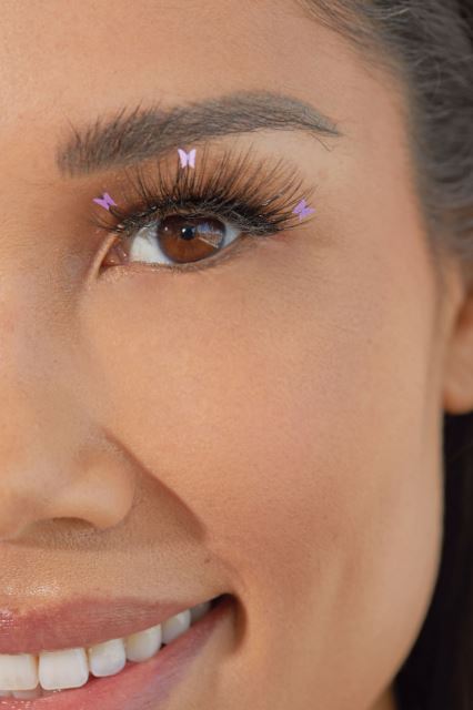 paintlab-lavender-butterflies-false-eyelashes image 4