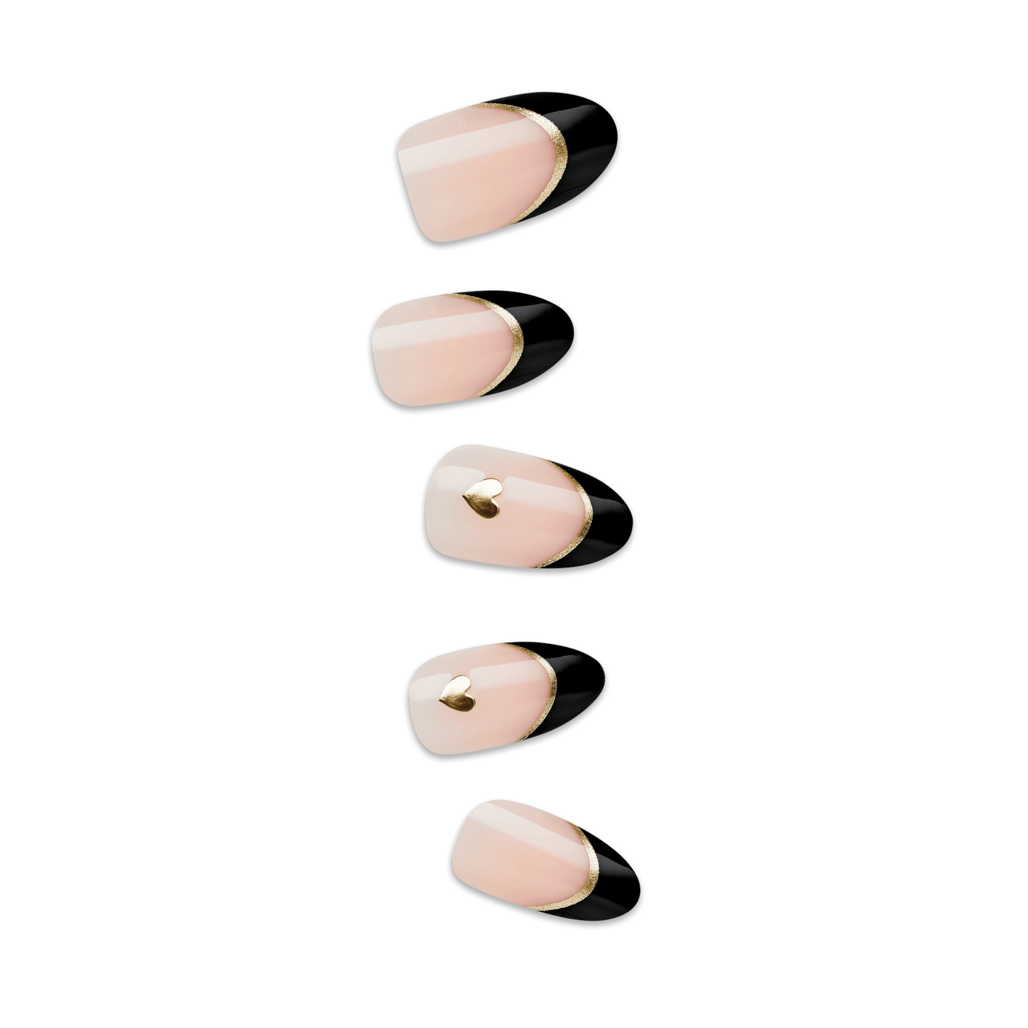 impress-design-no-glue-fake-press-on-nails-positive-black-french-tip-medium-almo image 1