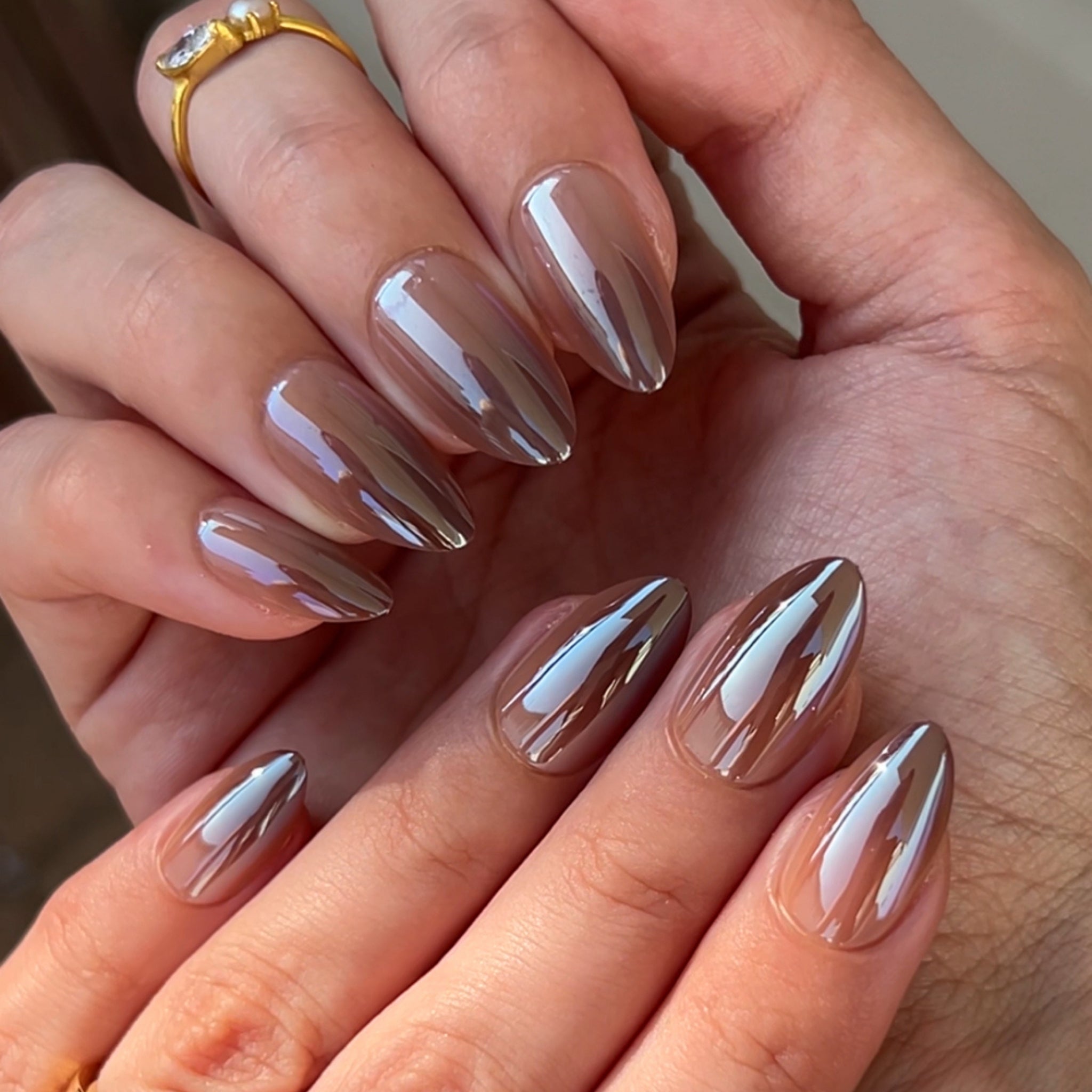 paintlab-cozy-chic-almond-press-on-nails-warm-neutral-tones-salon-quality-look-a image 3