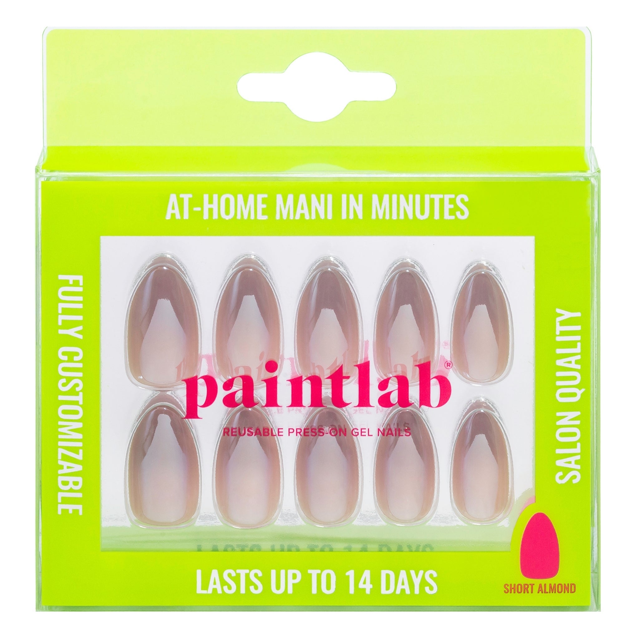 paintlab-maple-syrup-short-almond-press-on-nails image 1