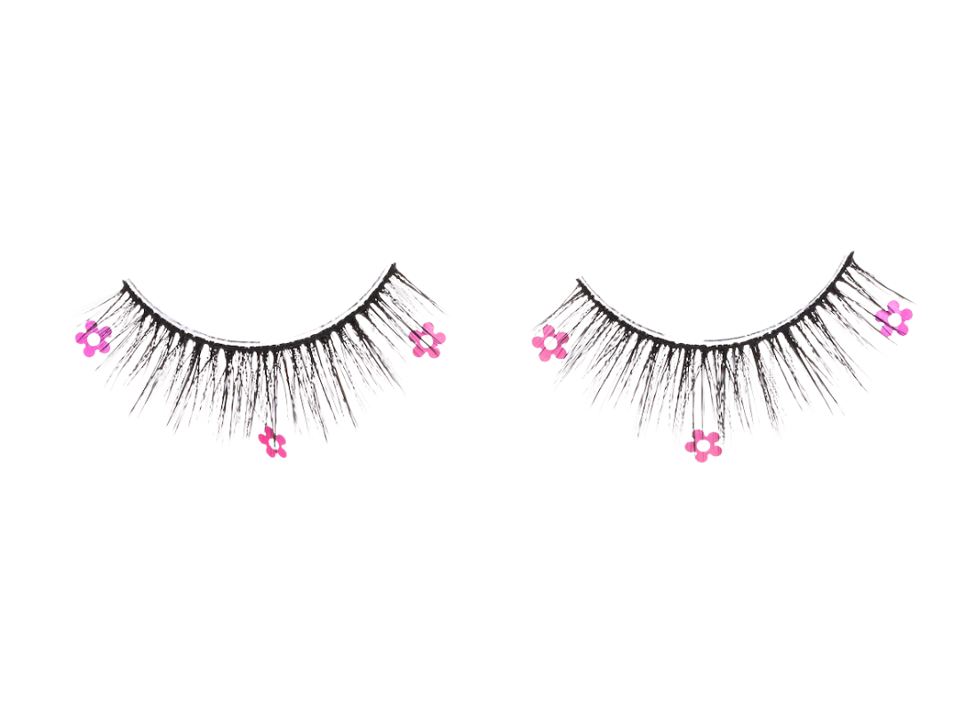 paintlab-pink-floral-lashes-eyelash-extensions-garden-inspired-decorated-lashes image 4