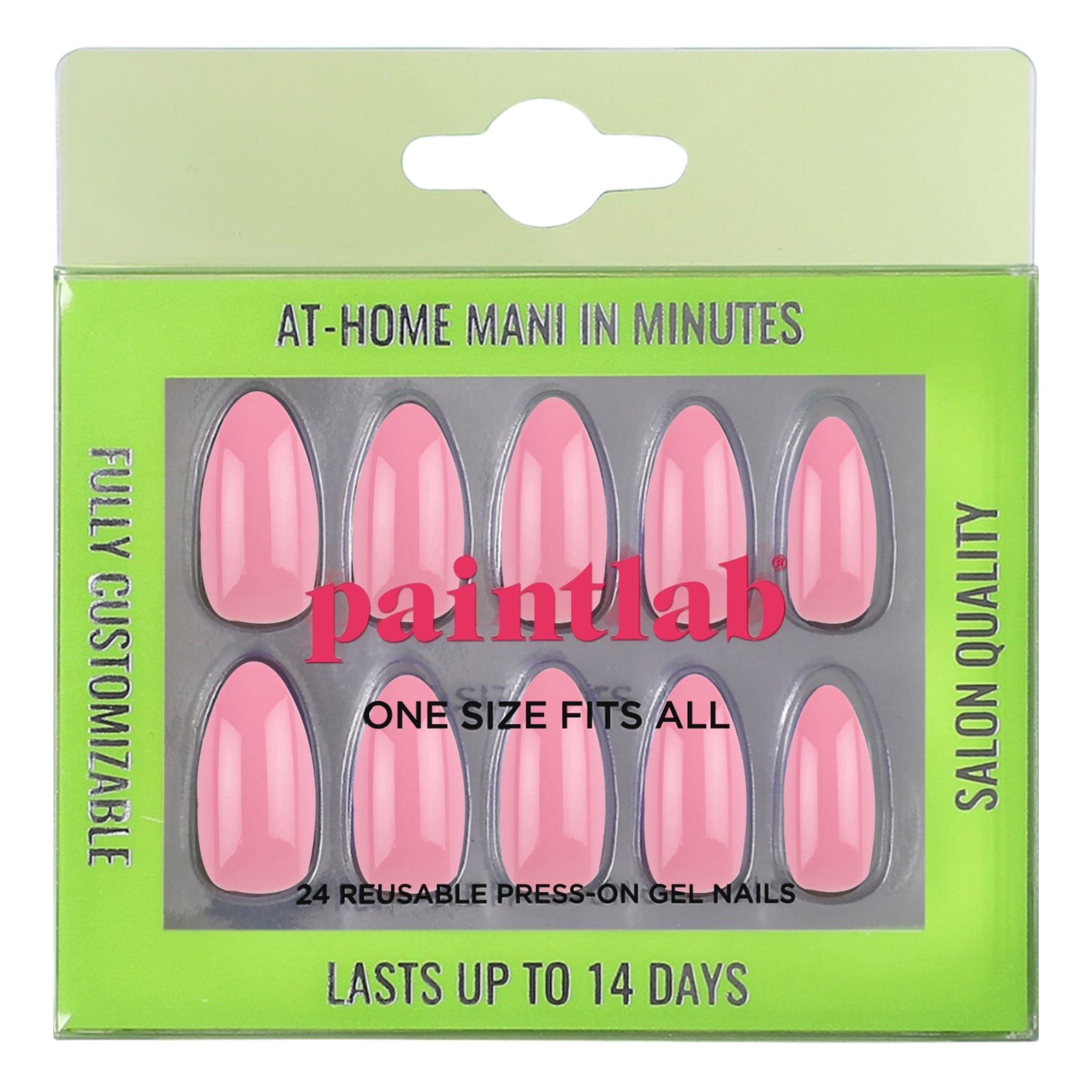 paintlab-millennial-pink-almond-press-on-nails image 1