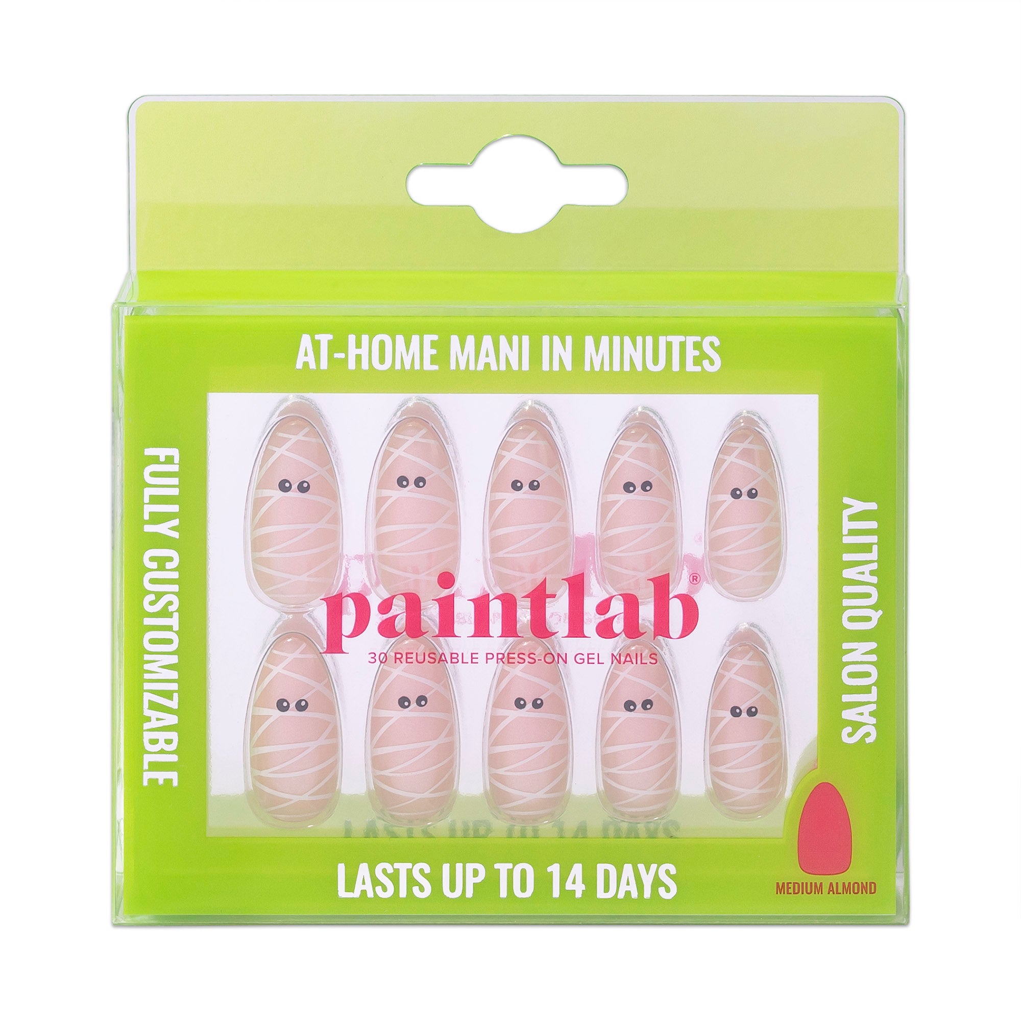 paintlab-mummy-glaze-almond-press-on-nails image 1