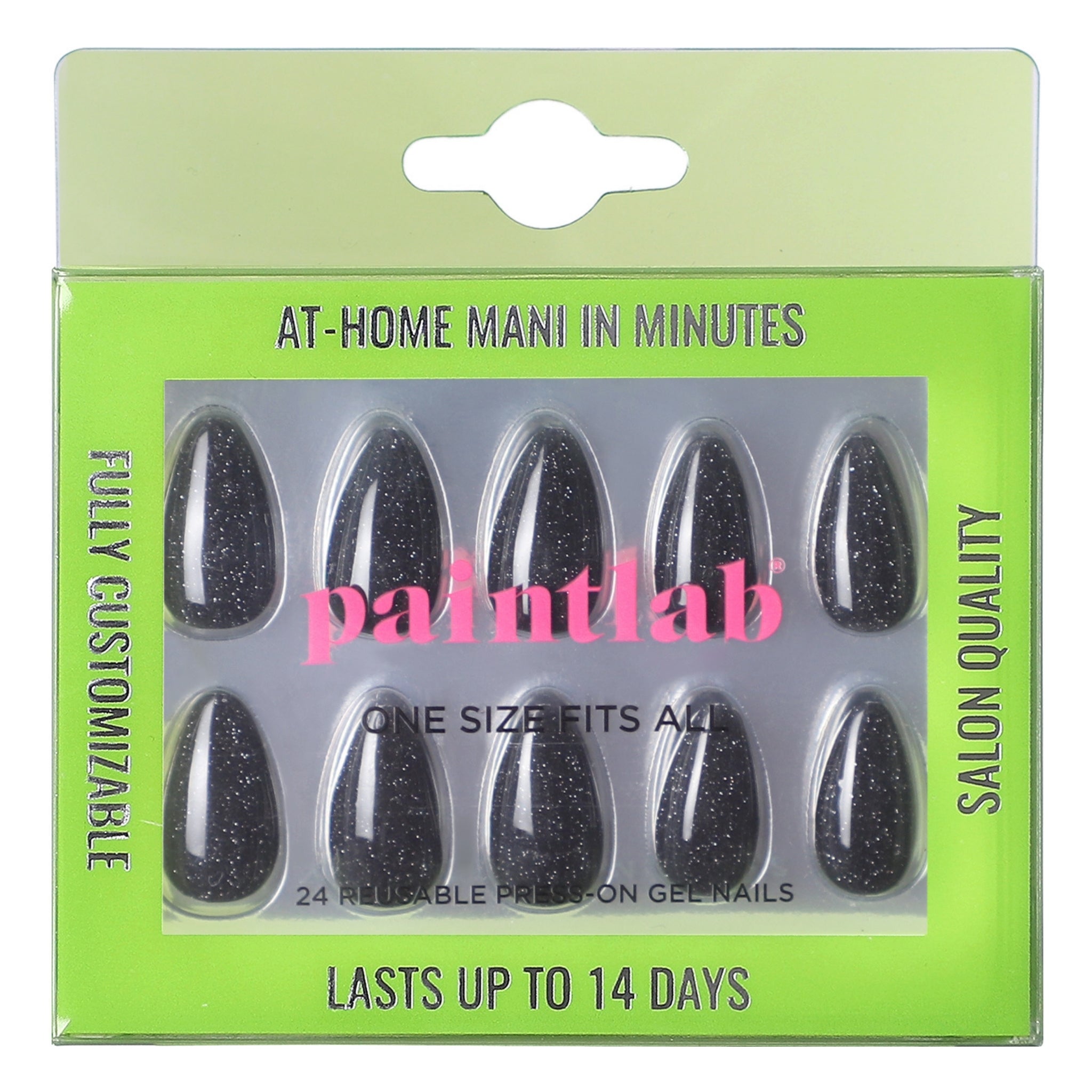 paintlab-night-crawler-short-almond-press-on-nails image 1