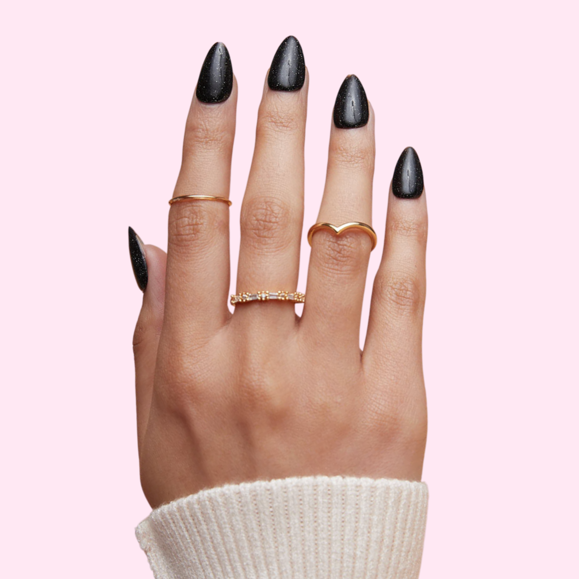 paintlab-night-crawler-short-almond-press-on-nails image 5